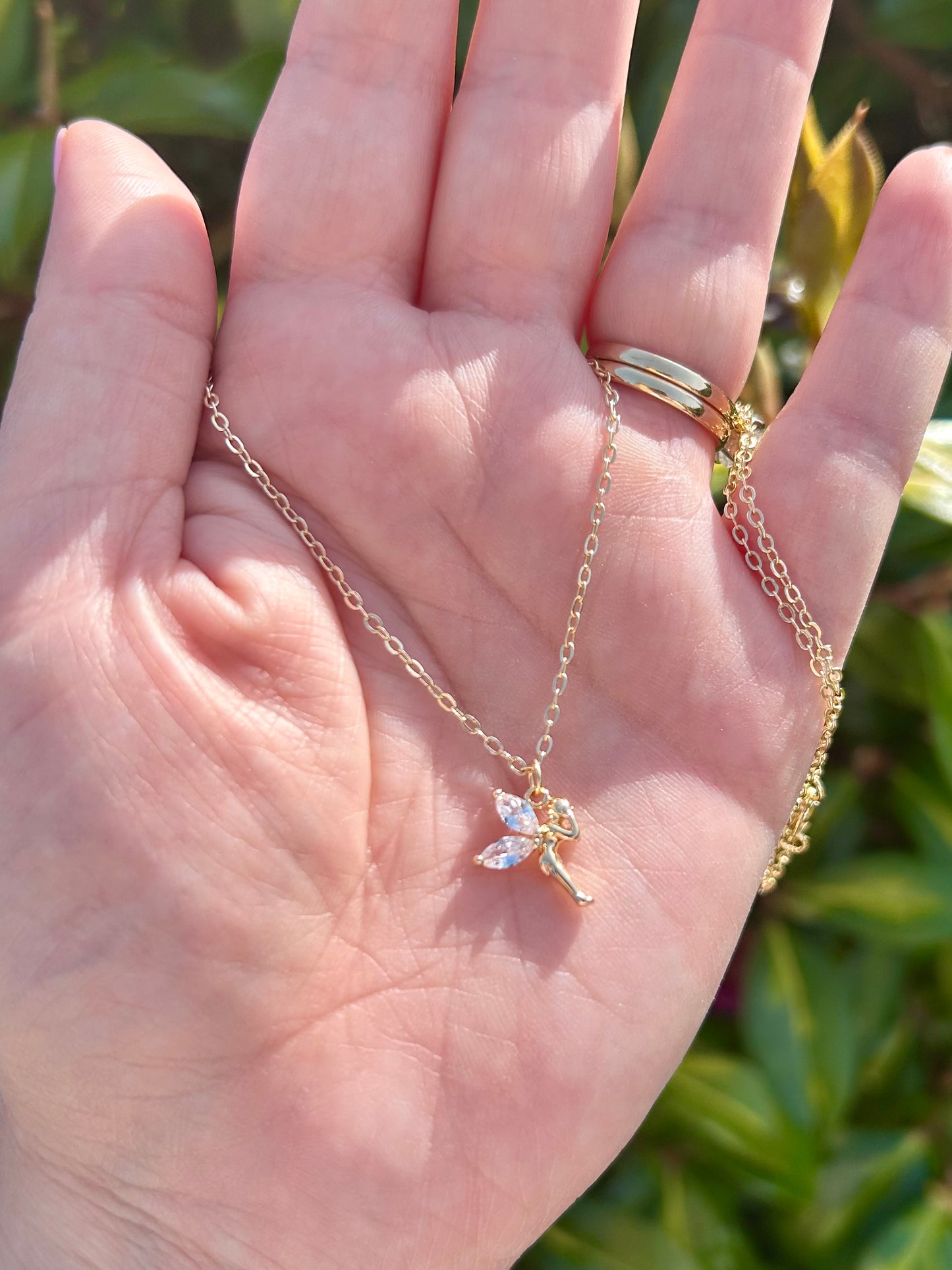 Fairy Charm Necklace - Gold