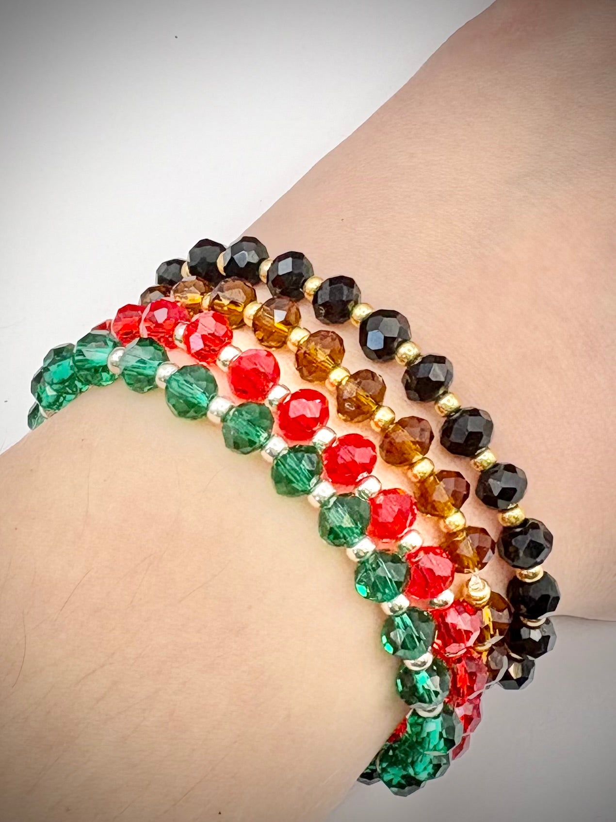 Sparkly Crystal Beaded Bracelet