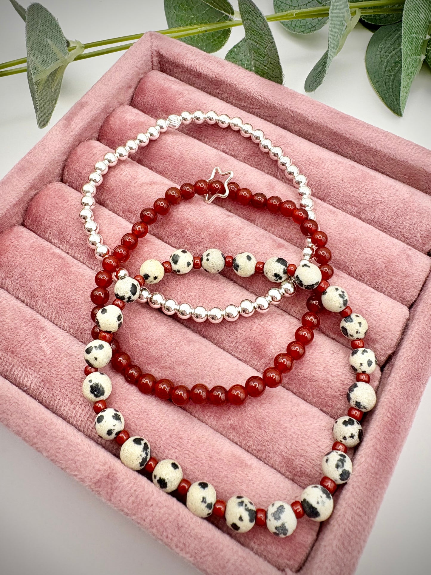 925 Sterling Silver 4mm Beaded Stretch Bracelet - Perfect For Stacking