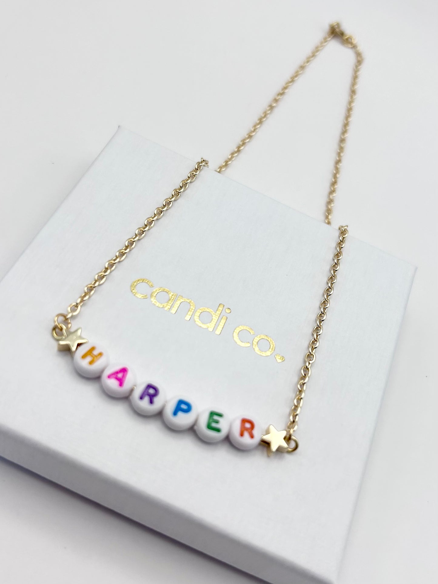 Personalised Name Necklace Kids - Gold or Silver