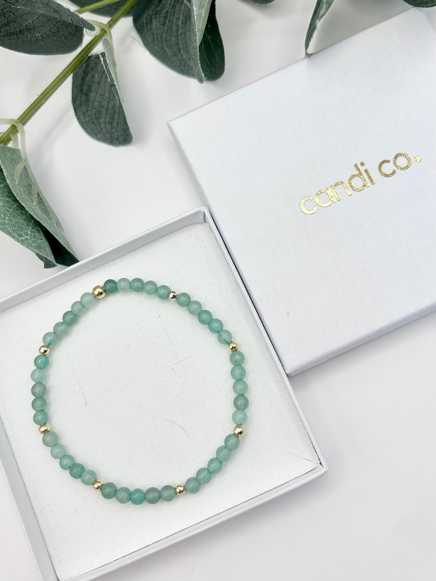 Green Aventurine Gemstone Bracelet