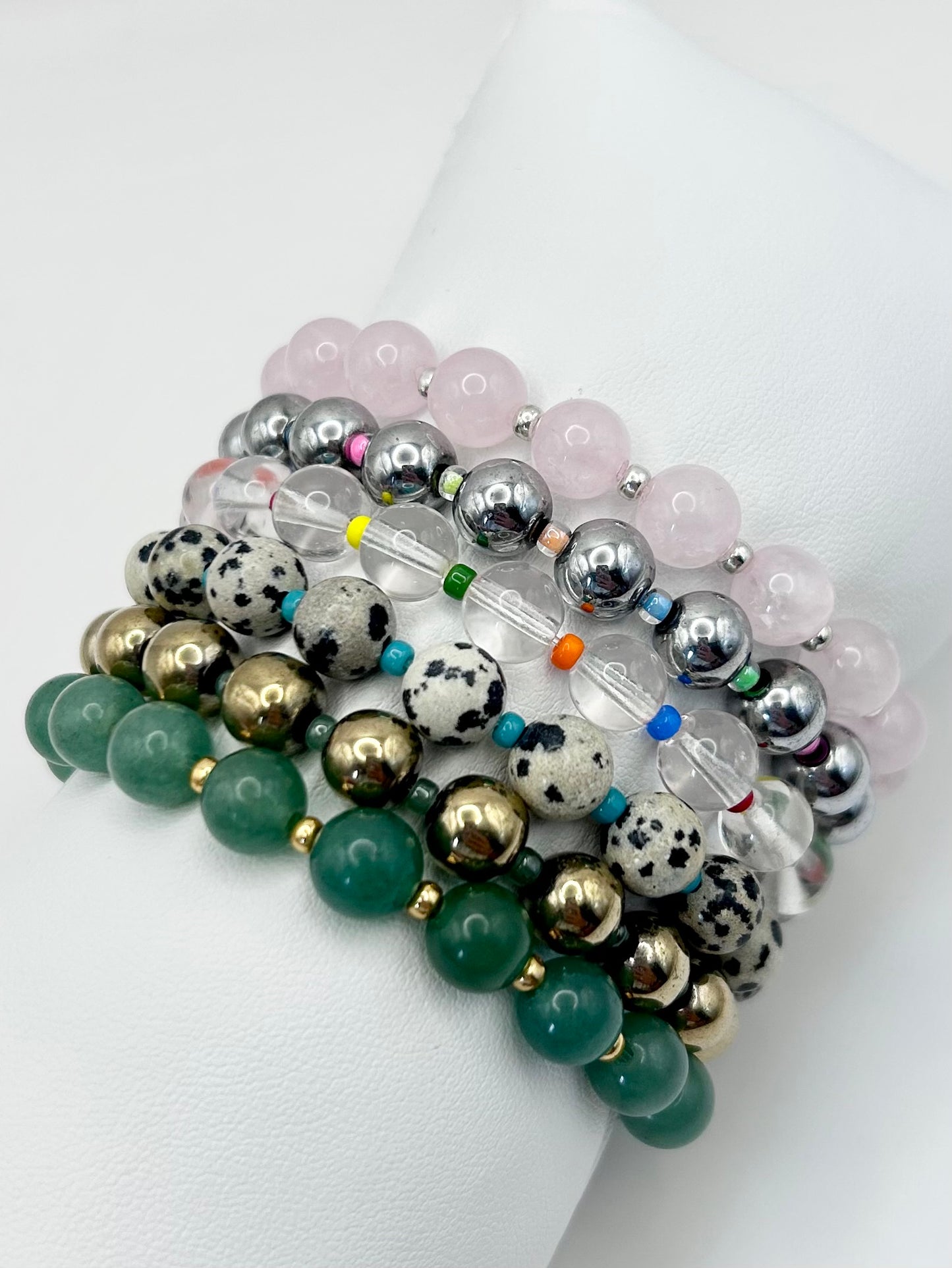 Gold & Green Aventurine Gemstone Bracelet