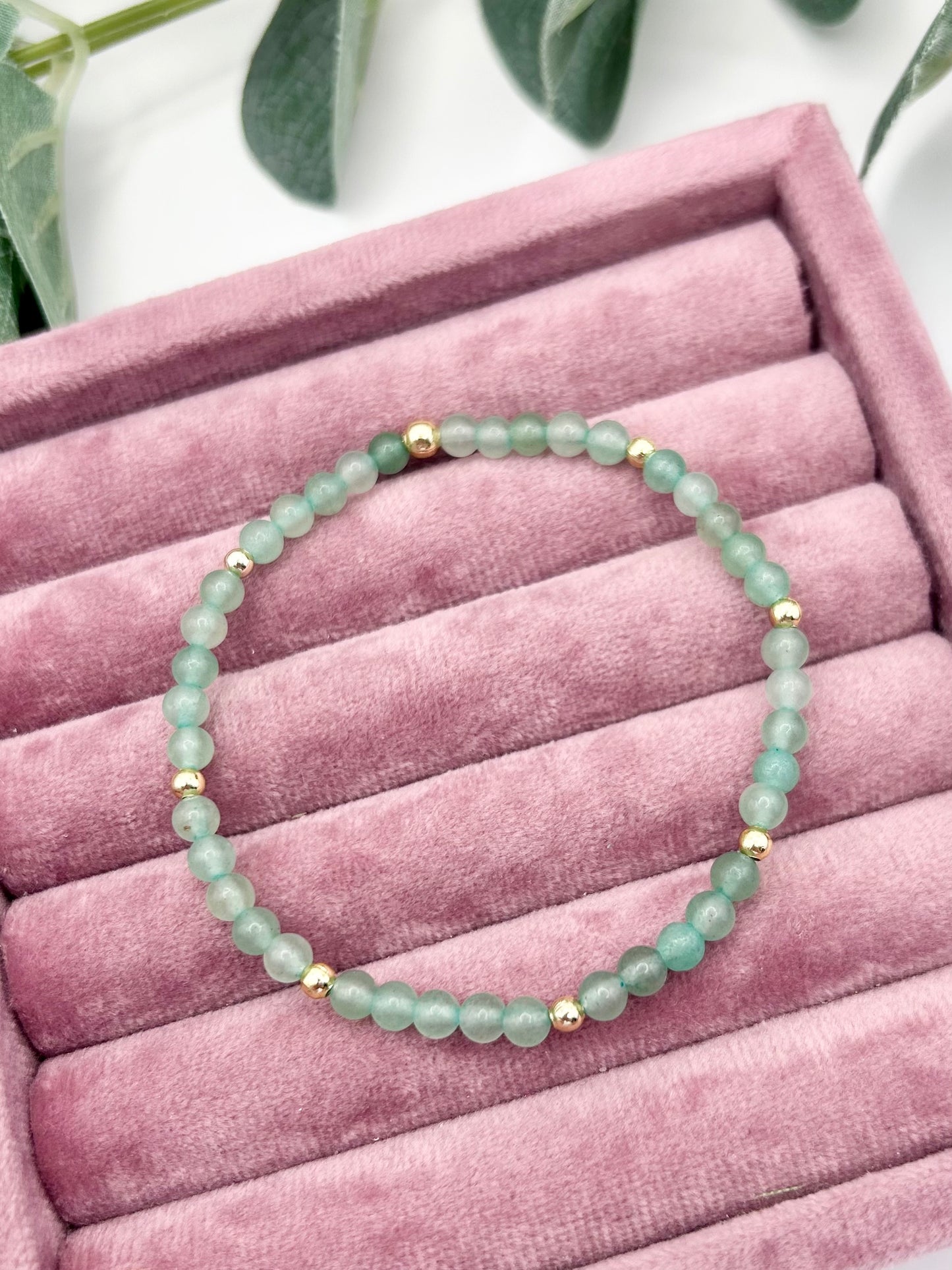 Green Aventurine Gemstone Bracelet