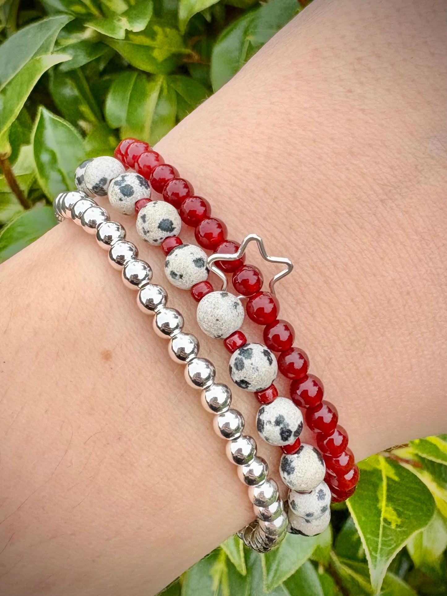 925 Sterling Silver 4mm Beaded Stretch Bracelet - Perfect For Stacking