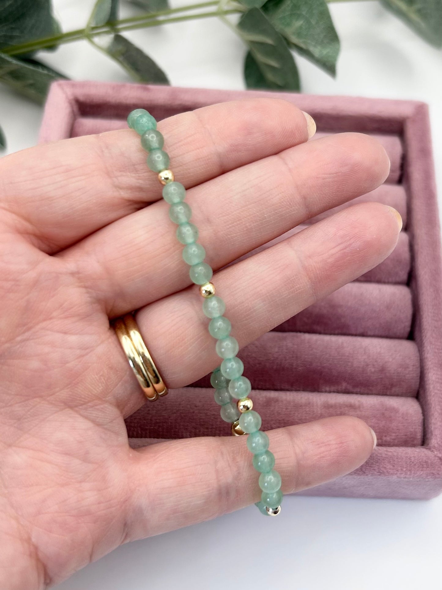 Green Aventurine Gemstone Bracelet