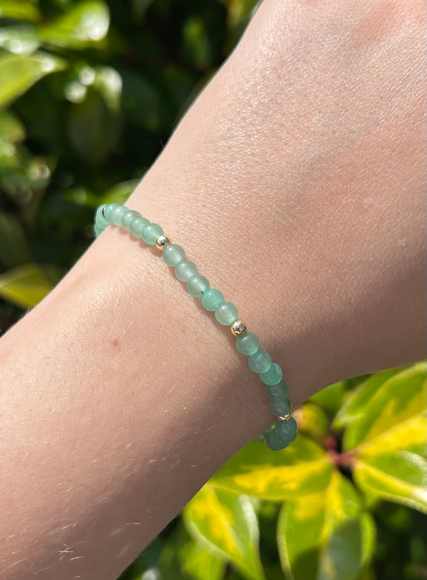 Green Aventurine Gemstone Bracelet