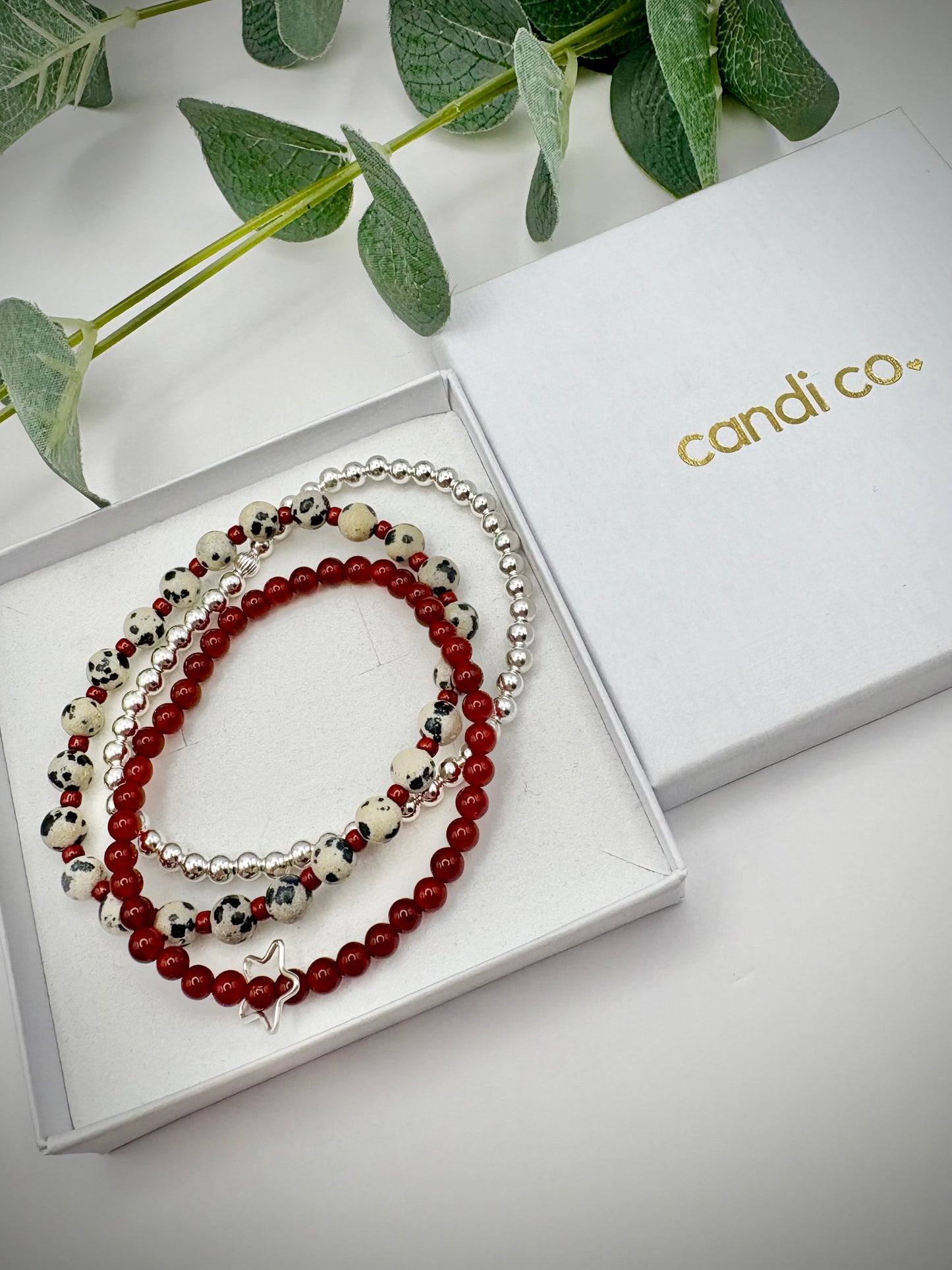 925 Sterling Silver 4mm Beaded Stretch Bracelet - Perfect For Stacking