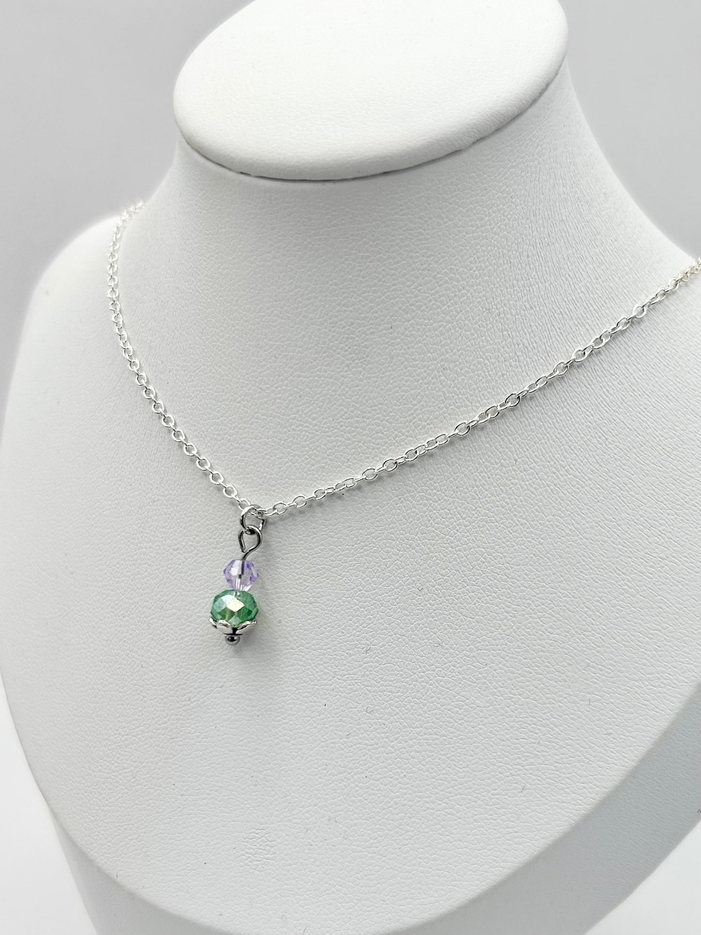 Thistle Necklace Silver or Gold-Plated