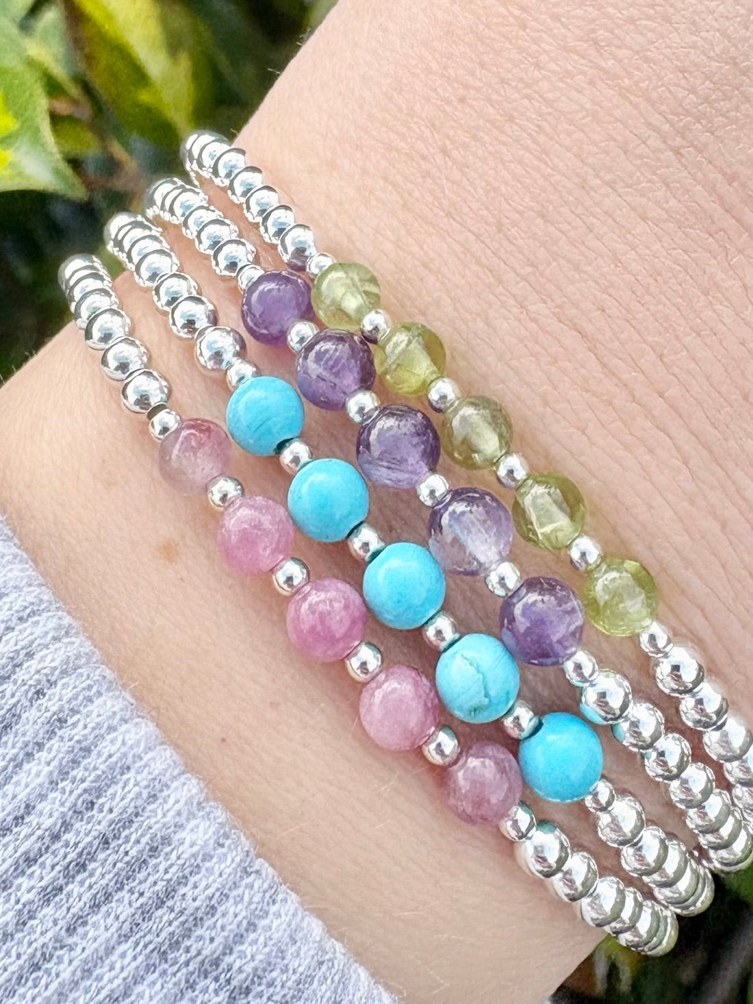 Birthstone Bracelets in Sterling Silver: Meaningful, Personal Jewellery Handmade in Scotland