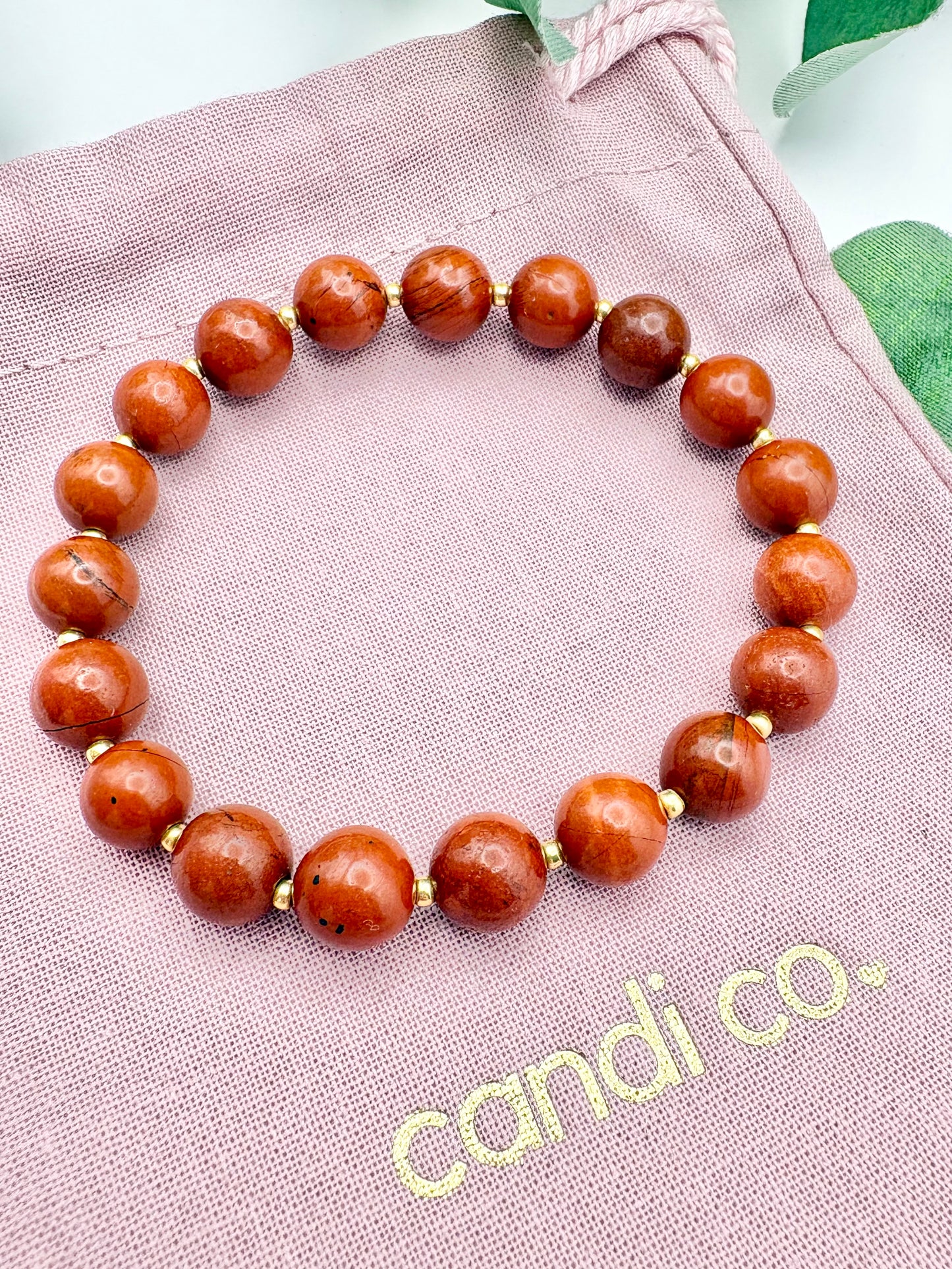 Red Gemstone Bracelet