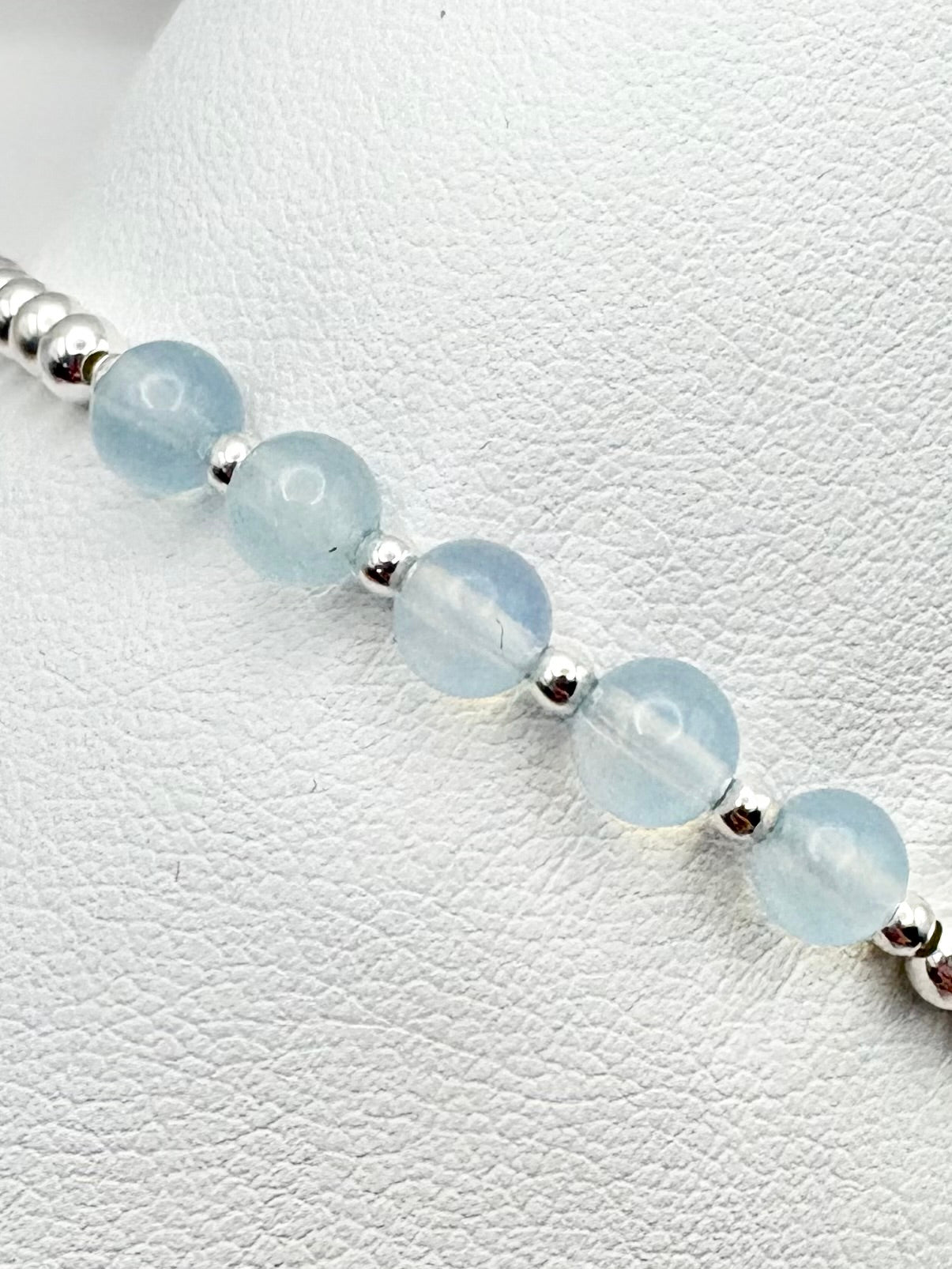 Birthstone Beaded Bracelet - Sterling Silver or Gold-Filled