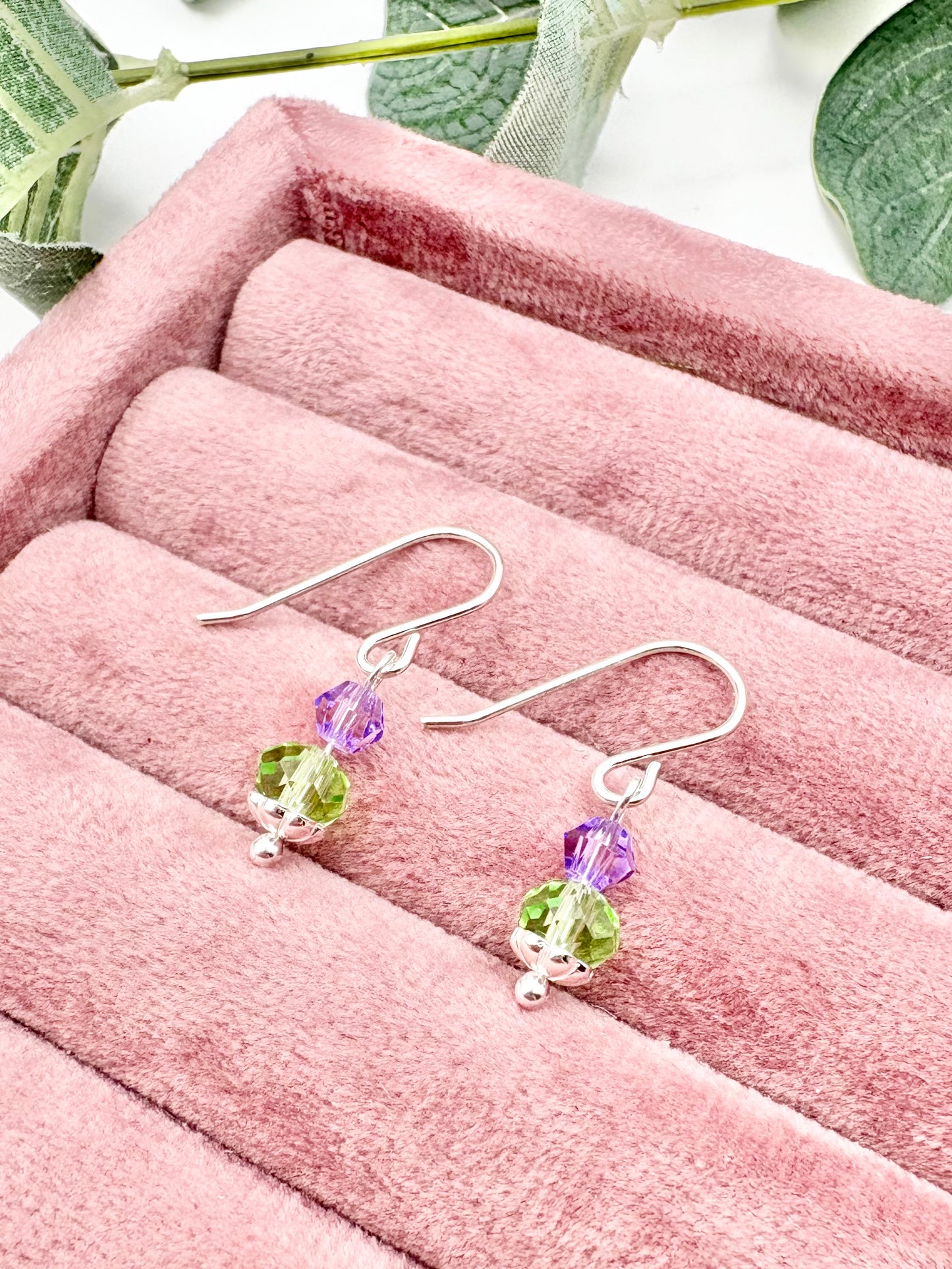Thistle Fish Hook Earrings - Sterling Silver
