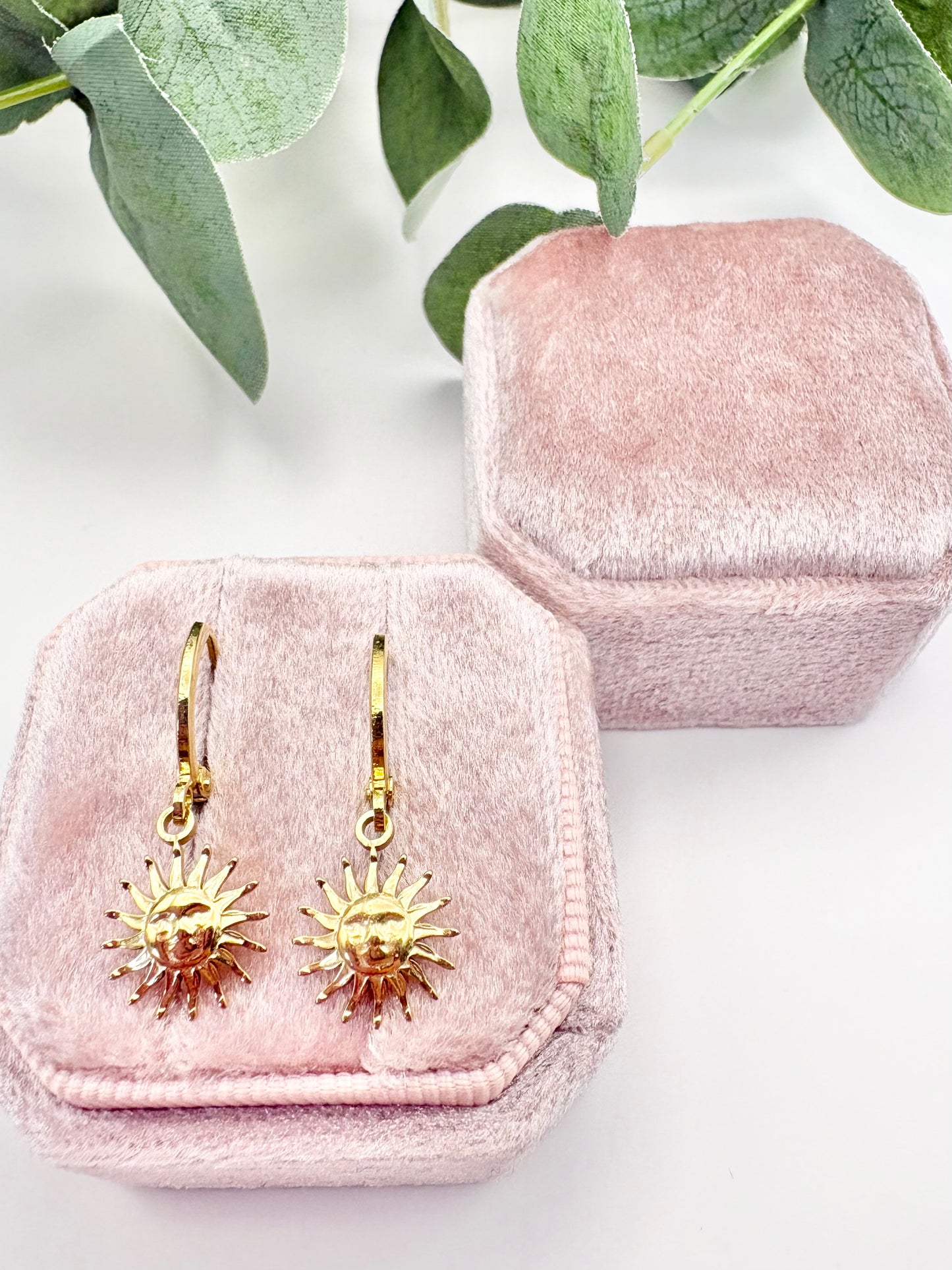 Sunshine Huggie Earrings - Gold or Silver