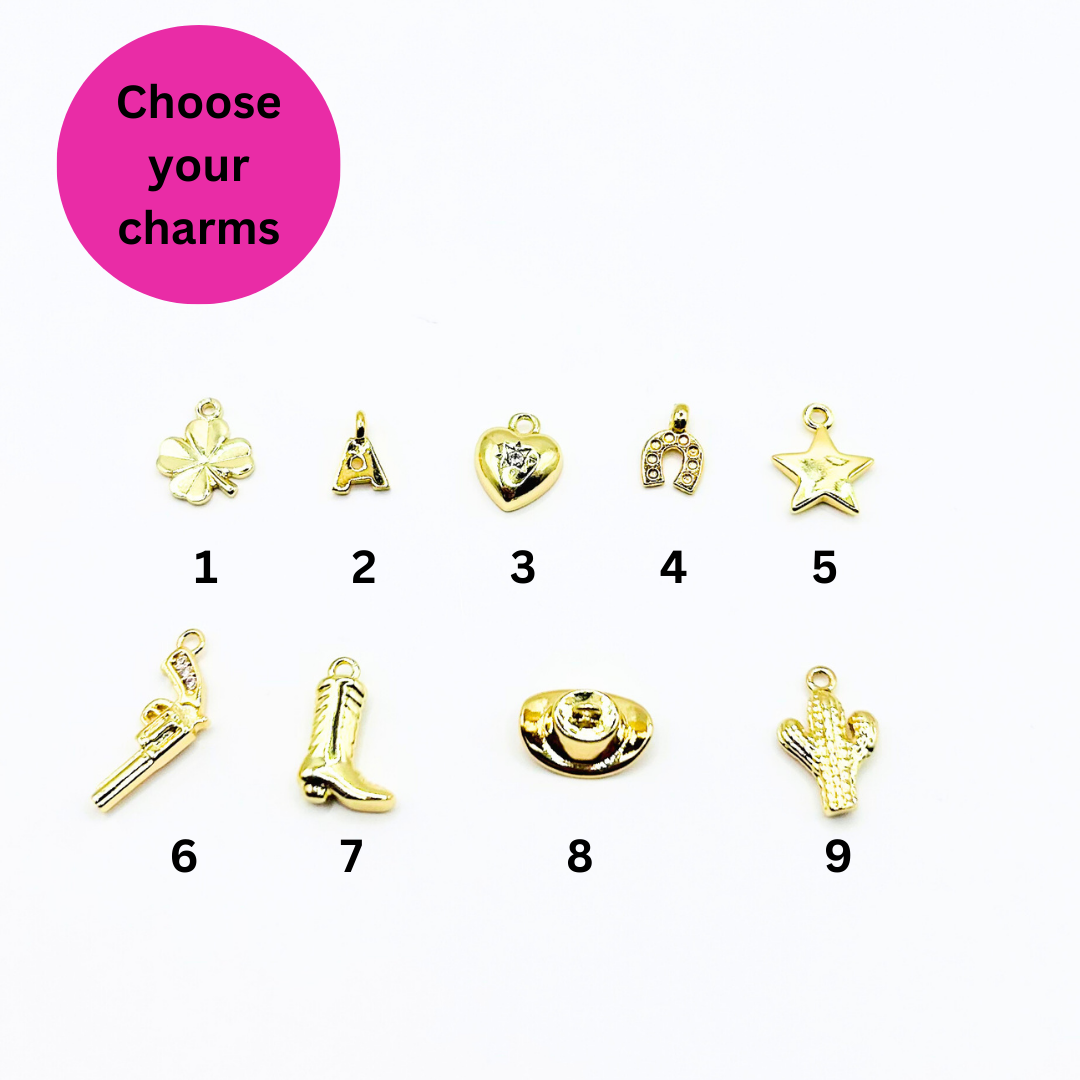 Western Charm Bracelet - Gold-Plated