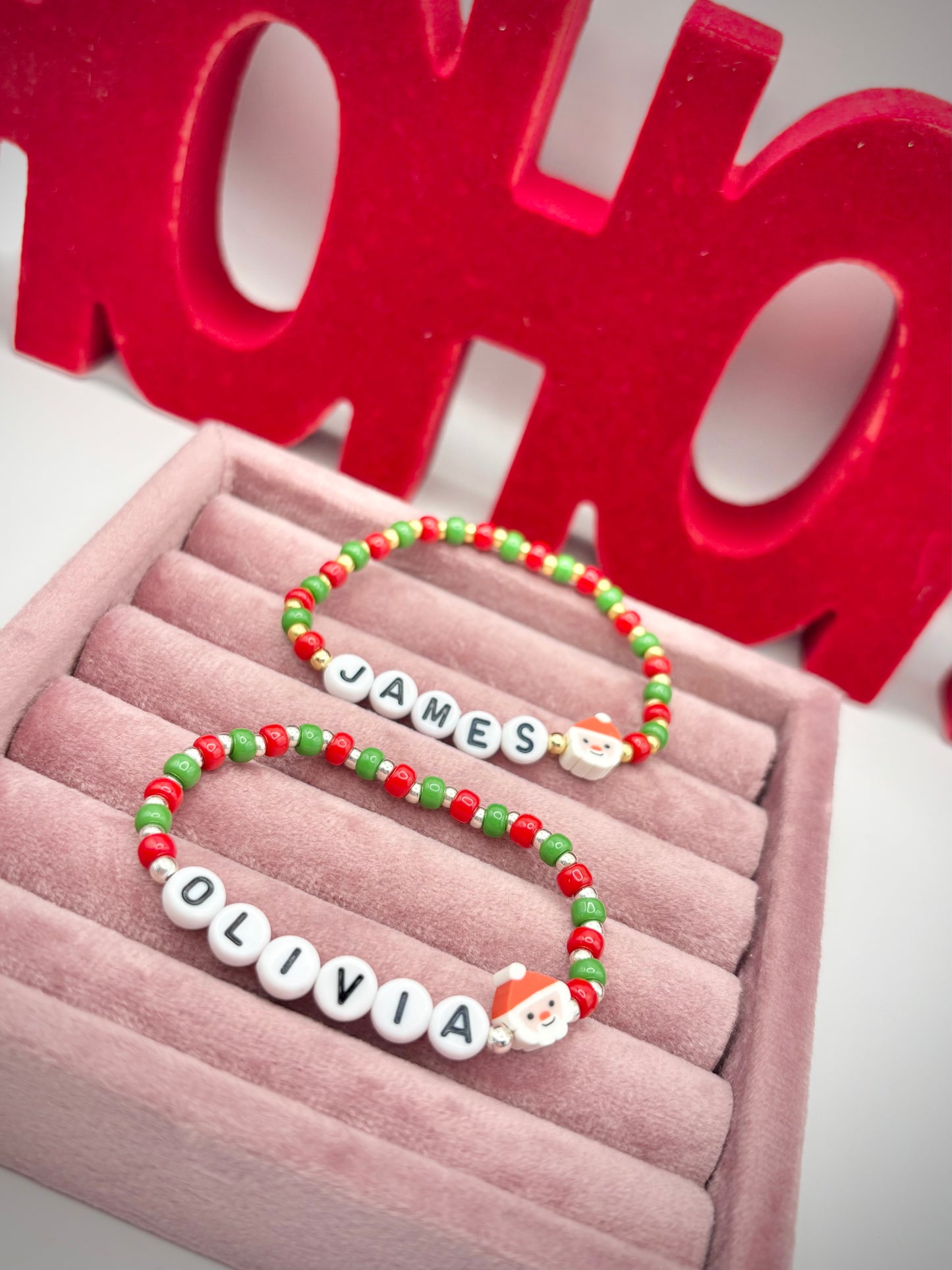 Kids Personalised Santa Bracelet