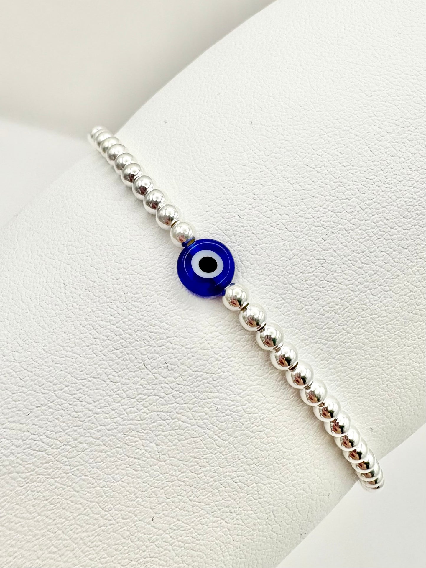 Evil Eye Sterling Silver Bracelet
