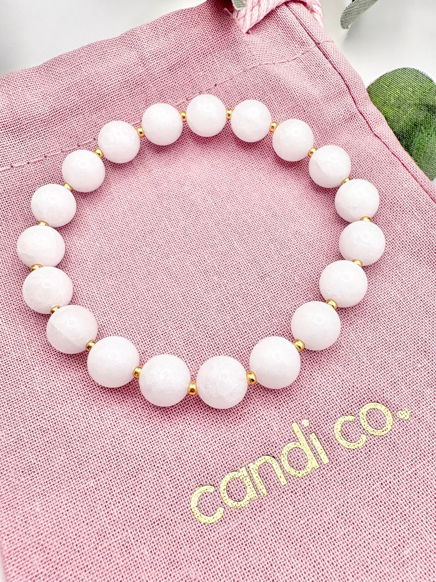 White Gemstone Bracelet
