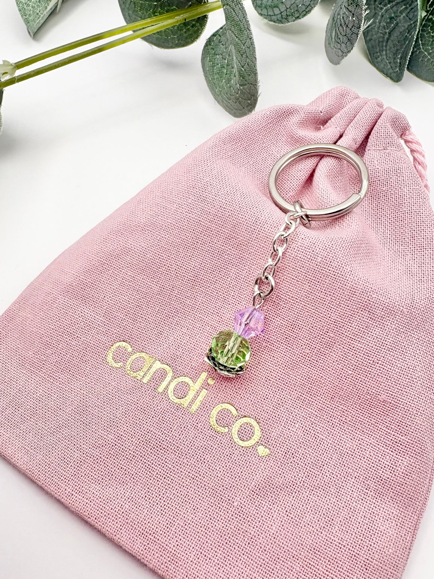 Thistle Charm Keyring