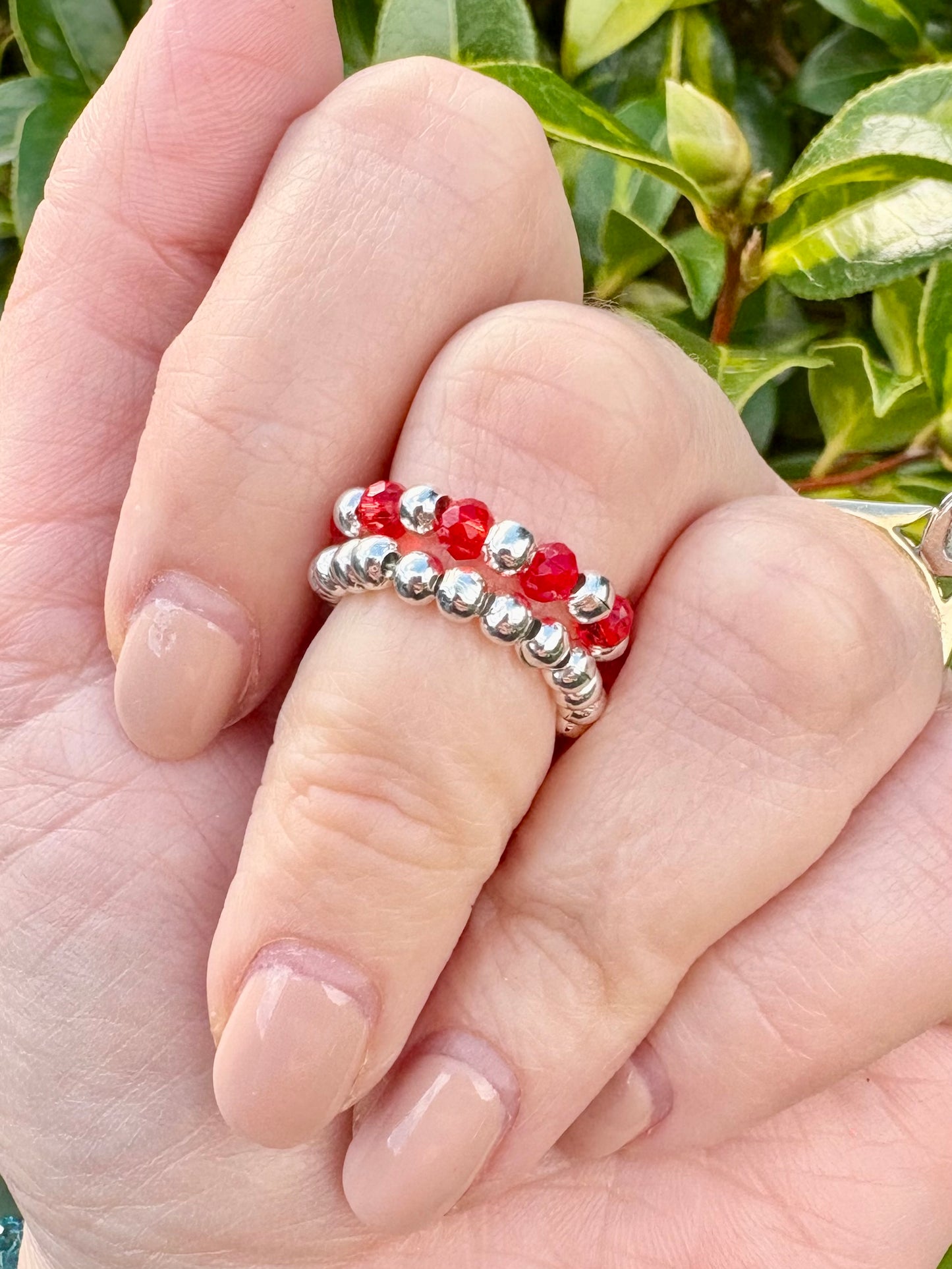 Sparkly Crystal Ring - Choice of Colour