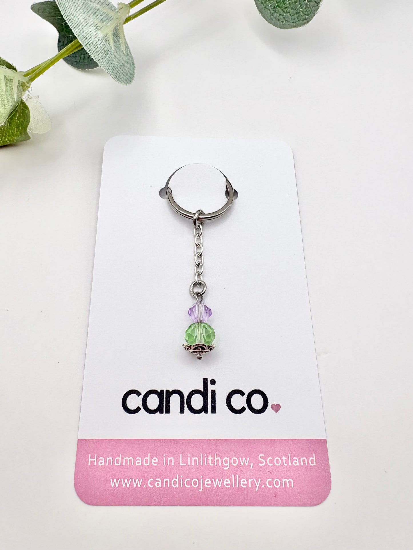 Thistle Charm Keyring