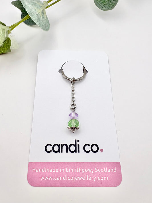 Thistle Charm Keyring