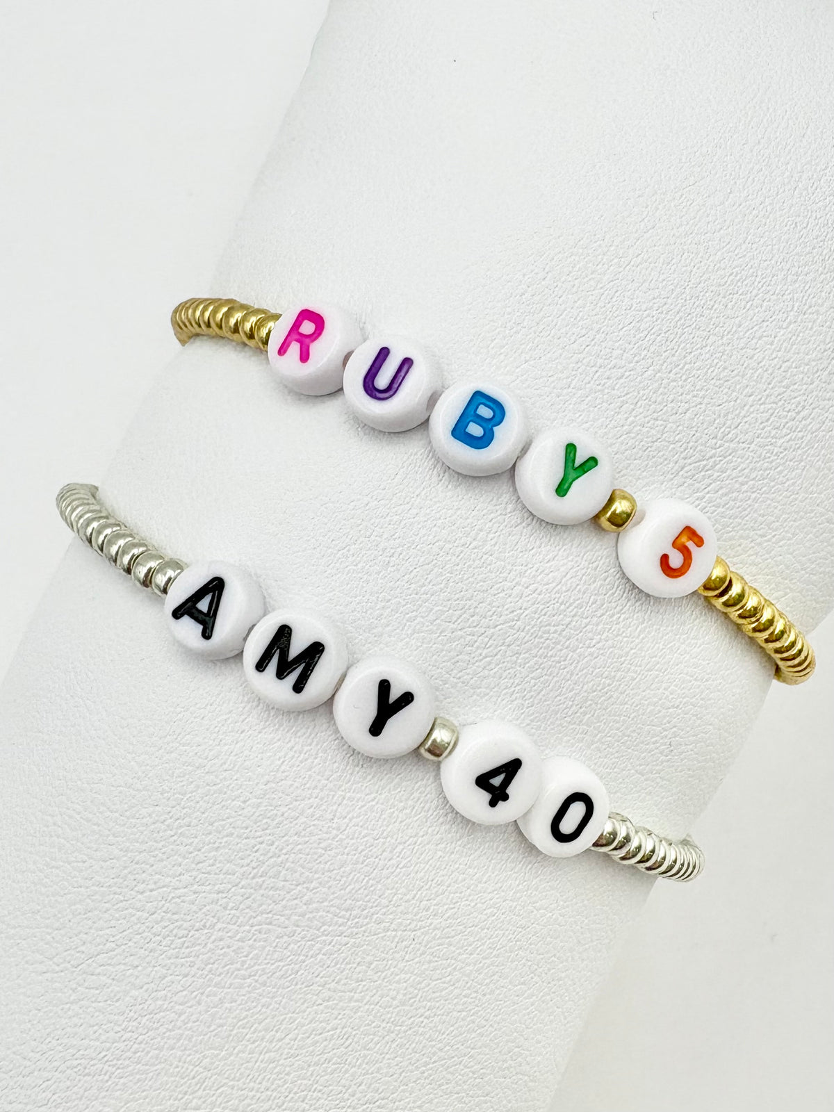Seed Bead Stacking Bracelets - Birthday