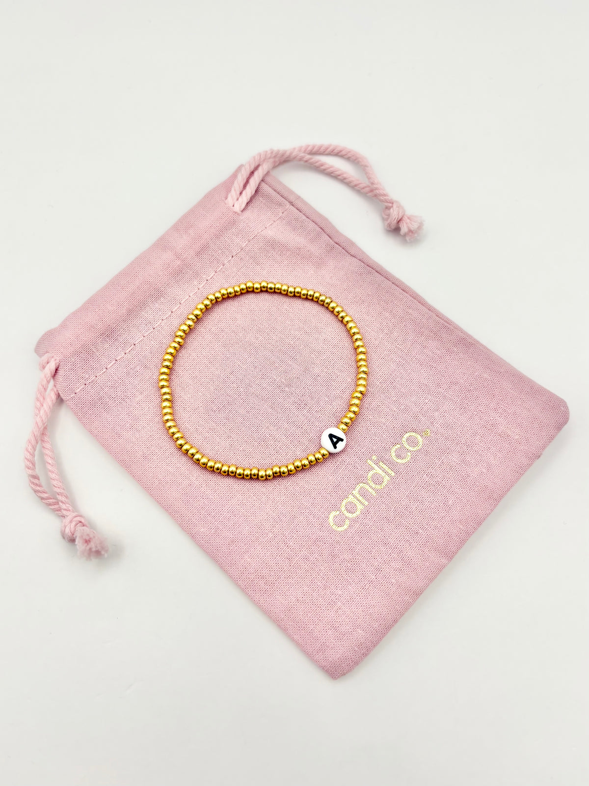 Seed Bead Stacking Bracelets - Initial