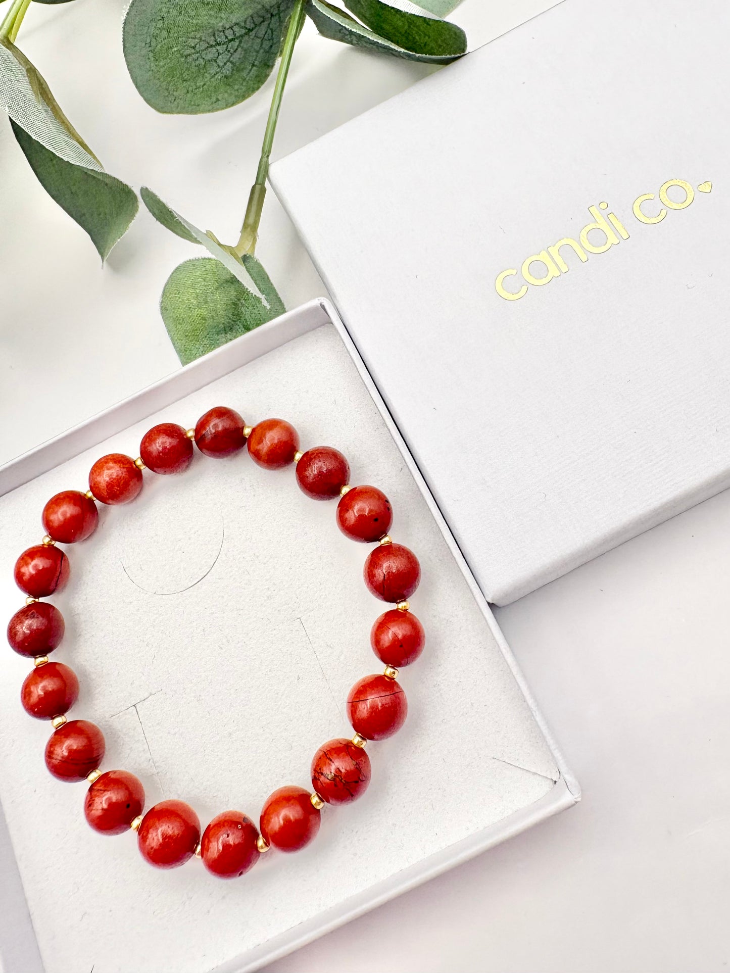Red Gemstone Bracelet