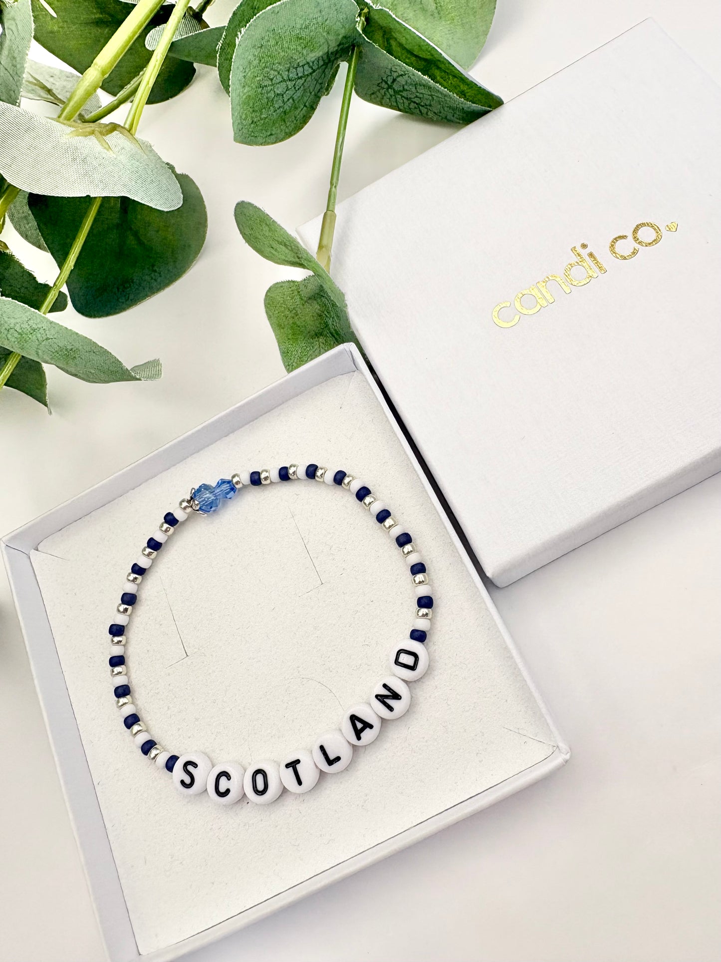 Limited Edition Scotland Thistle Seed Beaded Bracelet