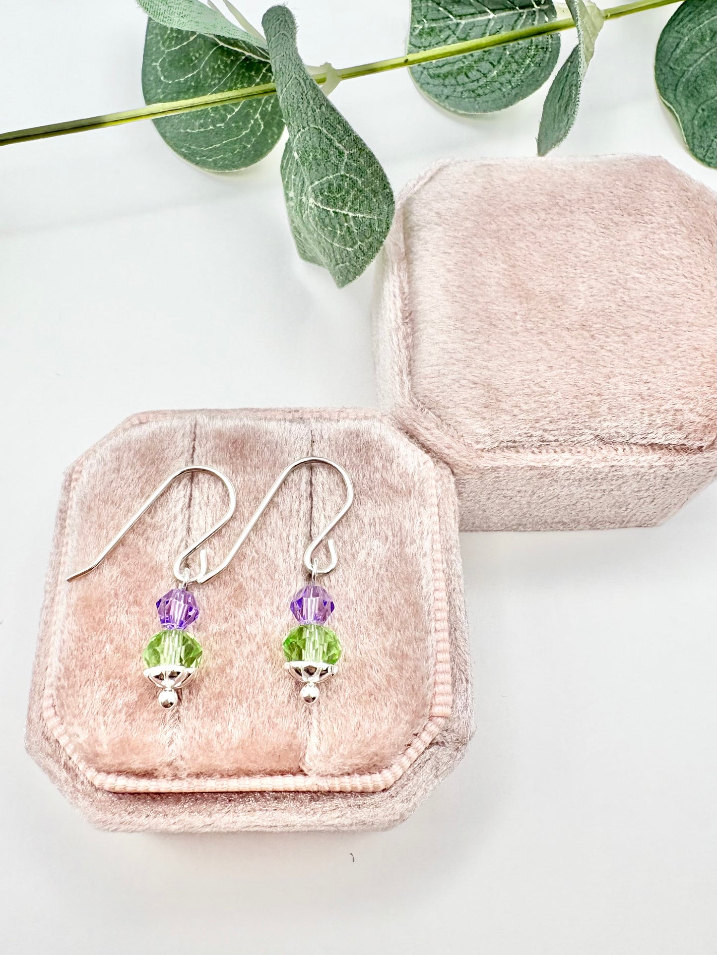 Thistle Fish Hook Earrings - Sterling Silver