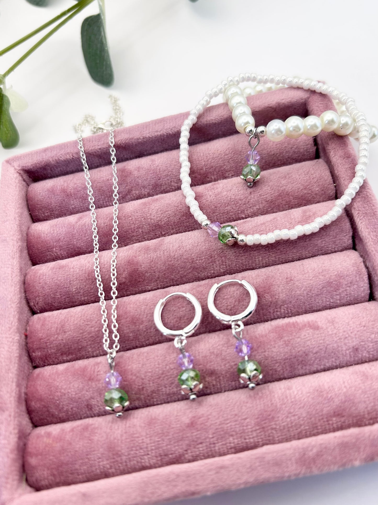 Thistle Necklace Silver or Gold-Plated