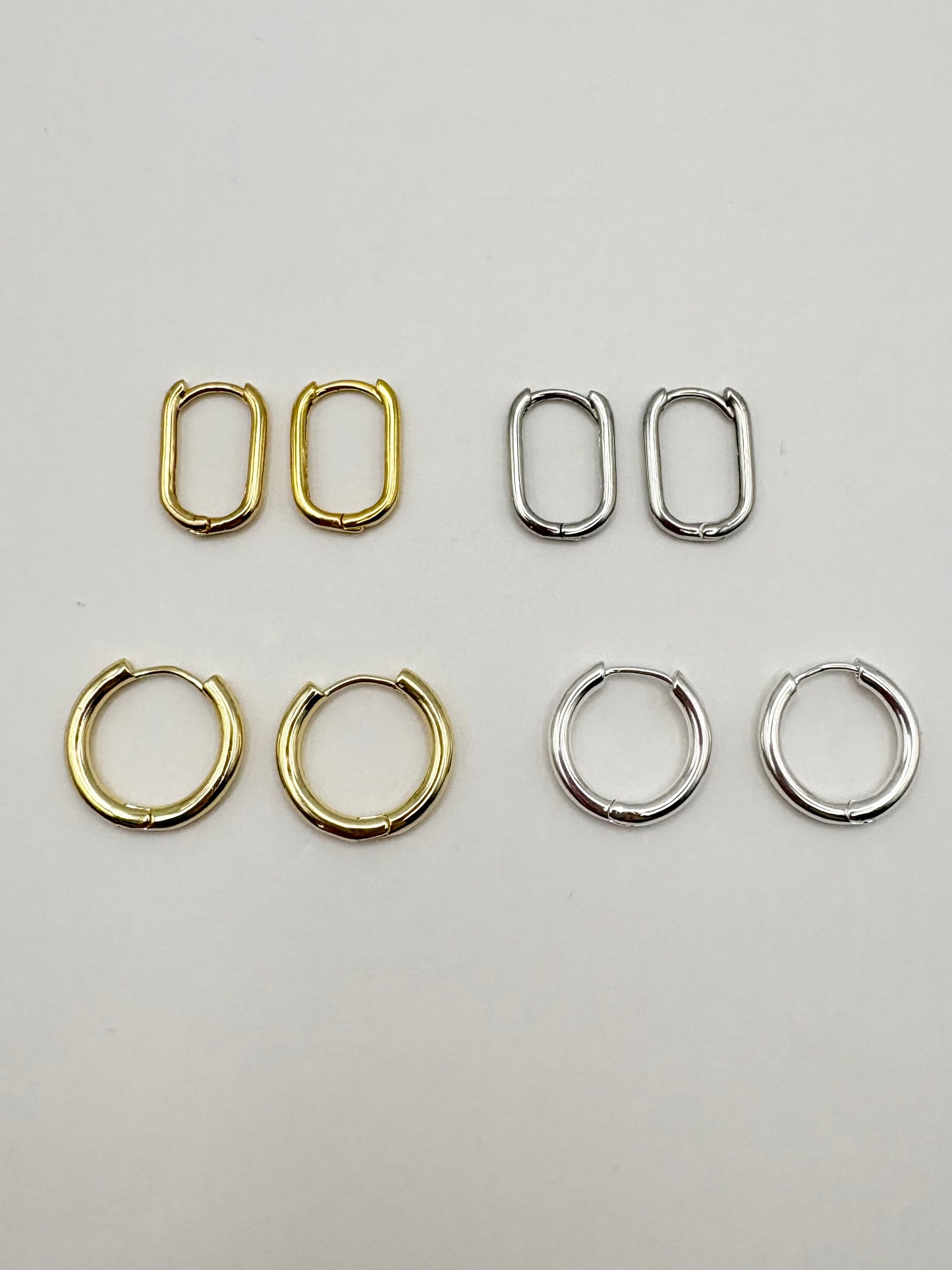 Huggie hoops with mix and match floral charms - SALE