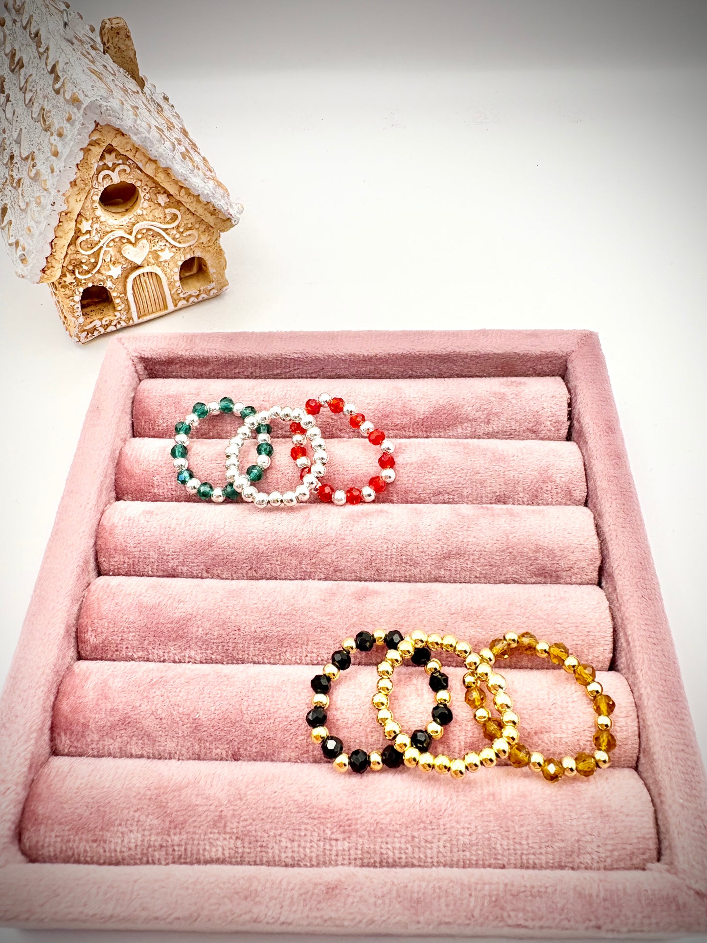 Sparkly Crystal Ring - Choice of Colour