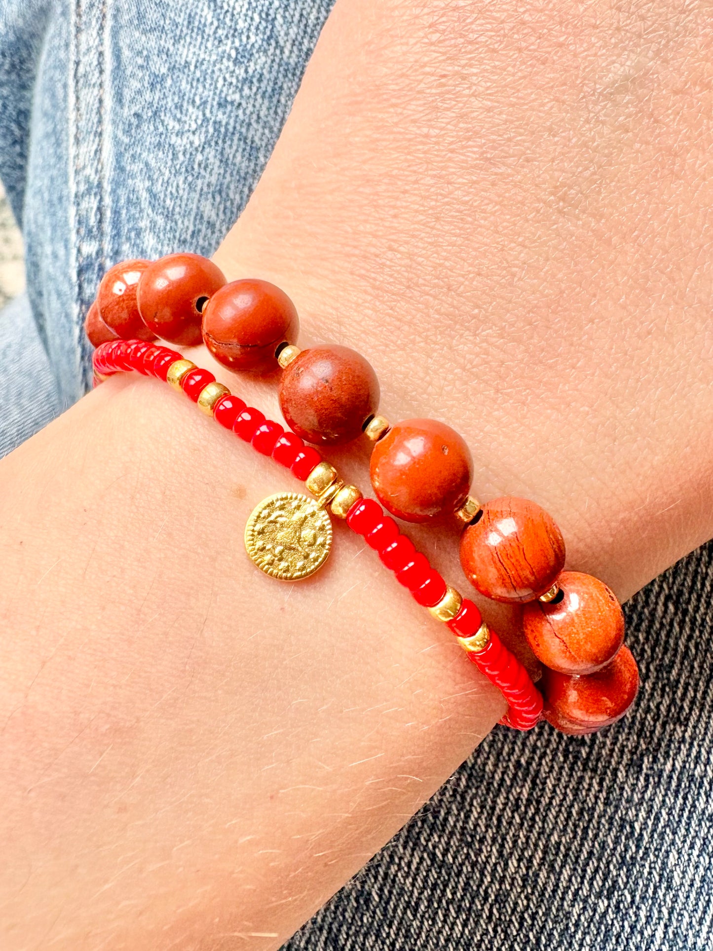Red Gemstone Bracelet