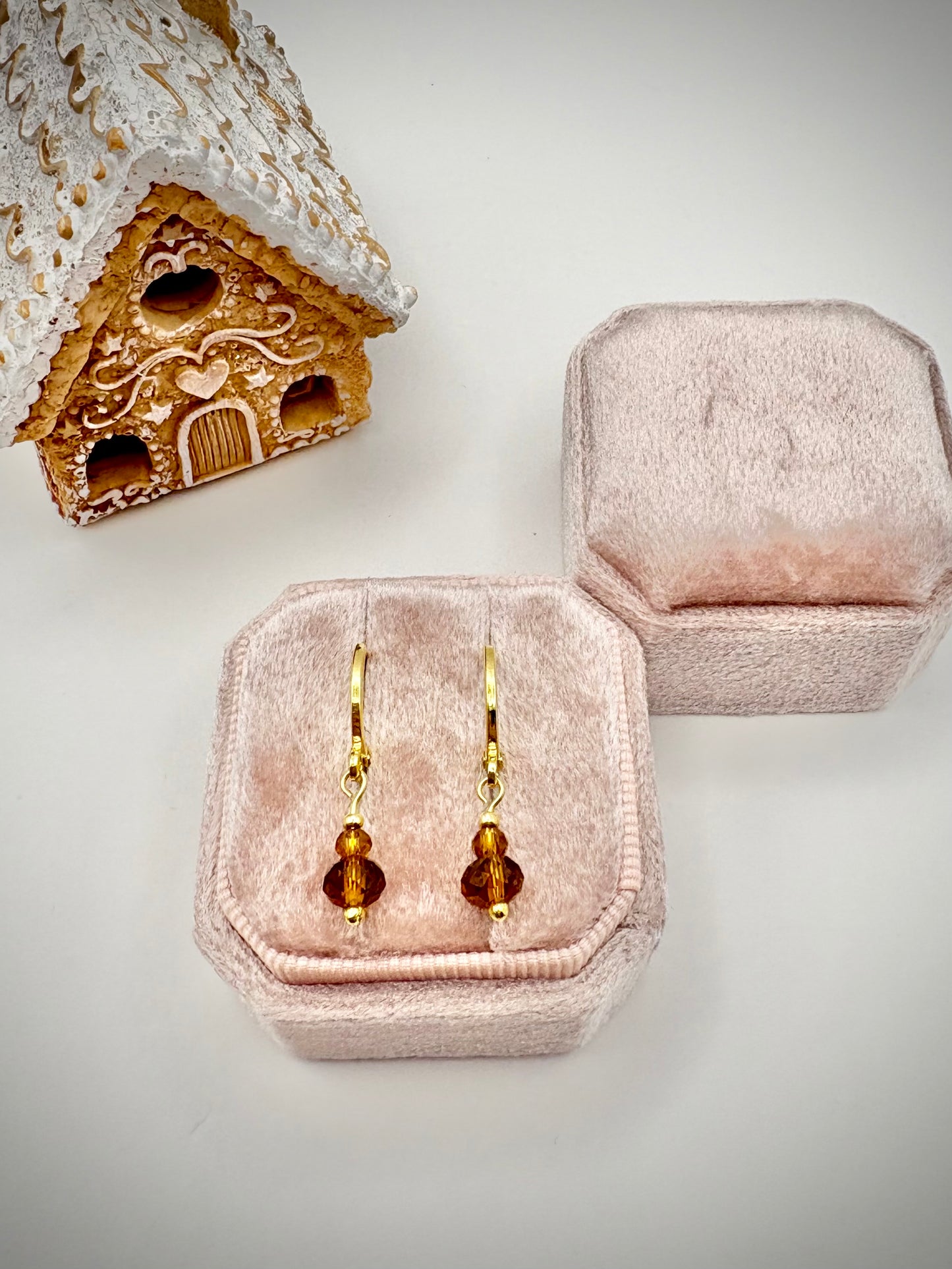 Sparkly Crystal Huggie Hoop Earrings - Various Colours