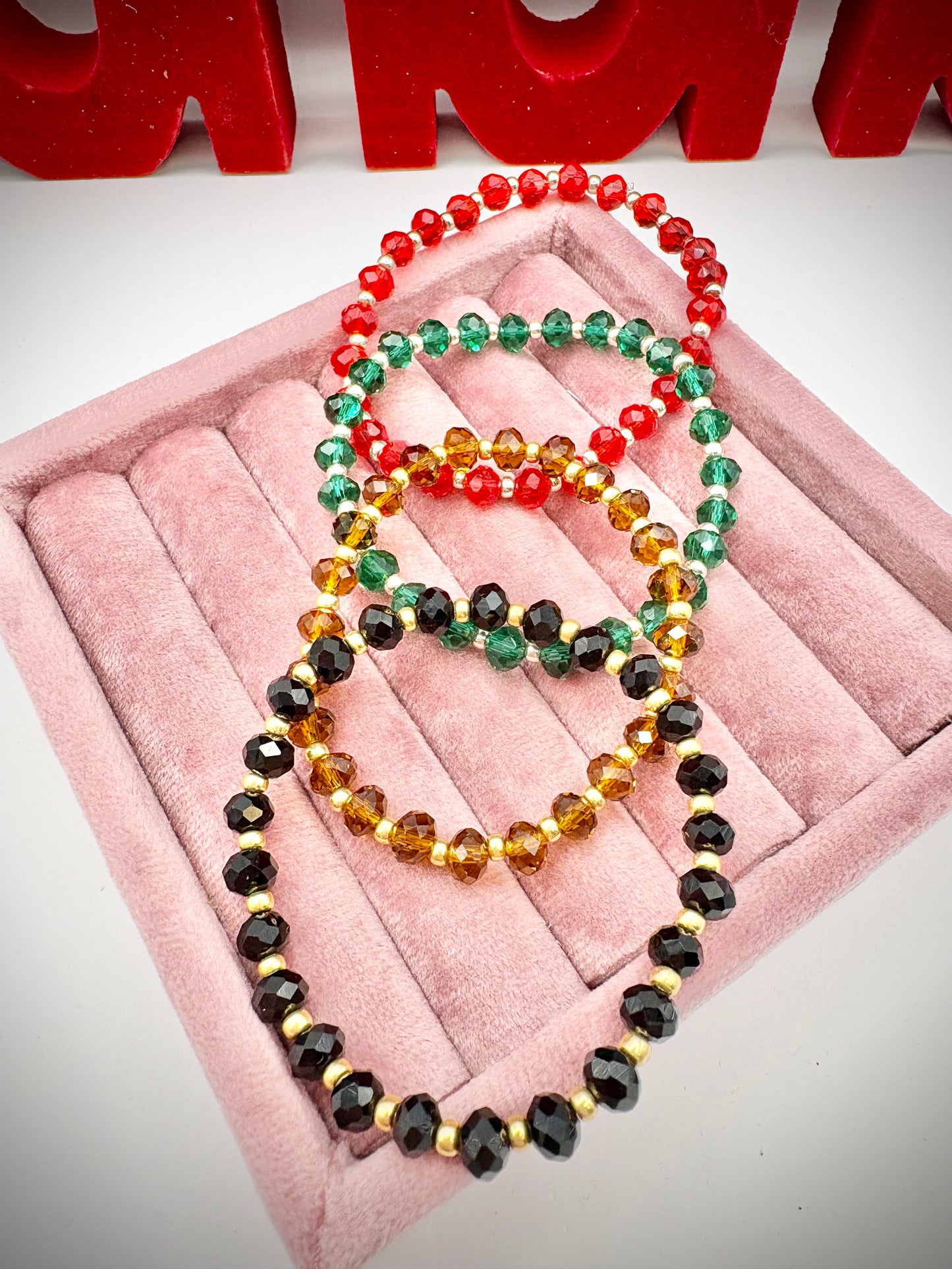 Sparkly Crystal Beaded Bracelet