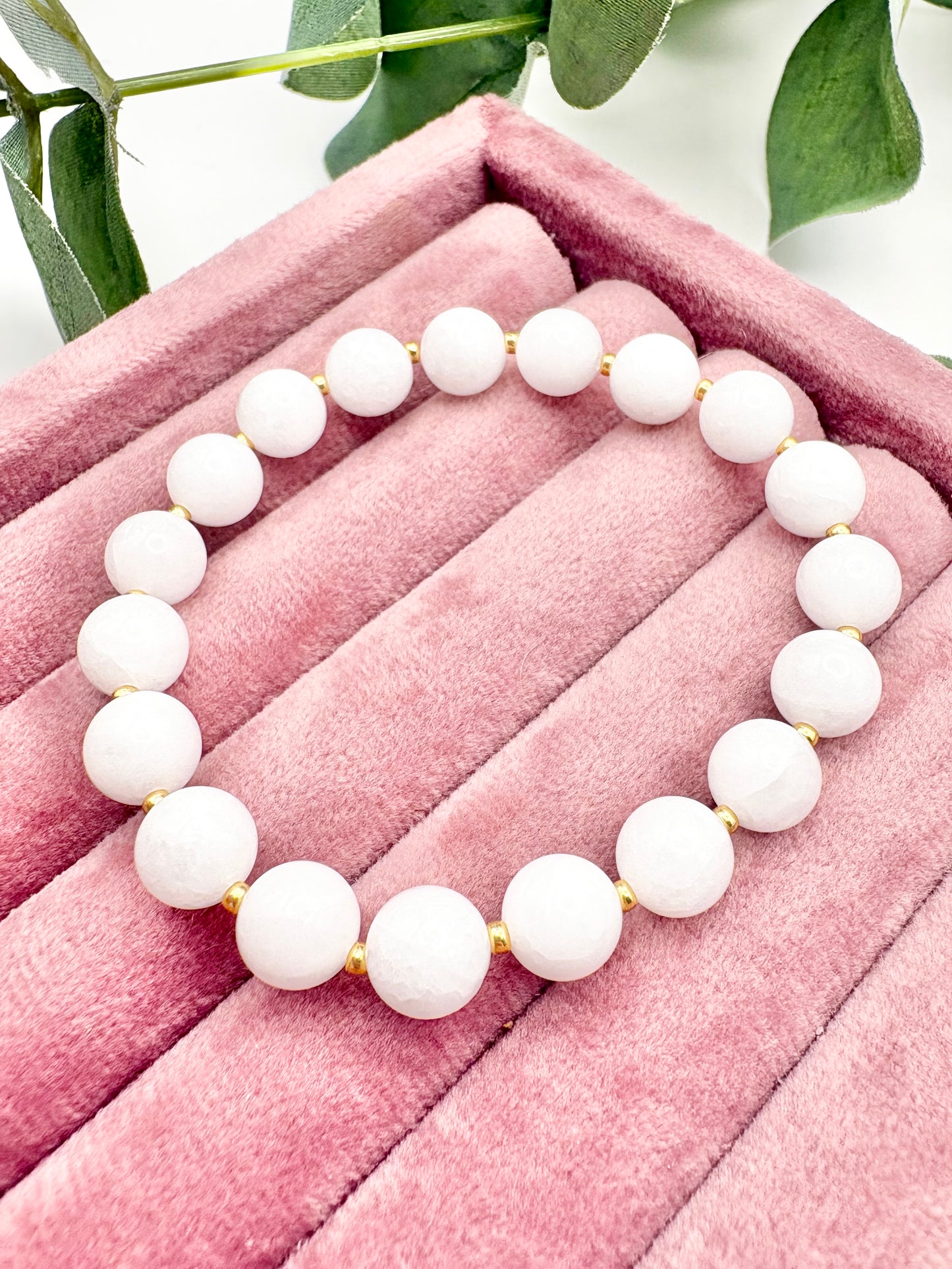 White Gemstone Bracelet