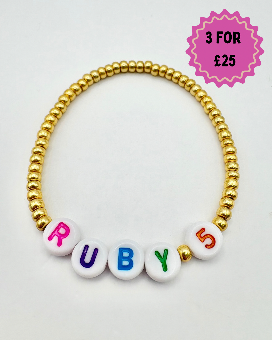 Seed Bead Stacking Bracelets - Birthday