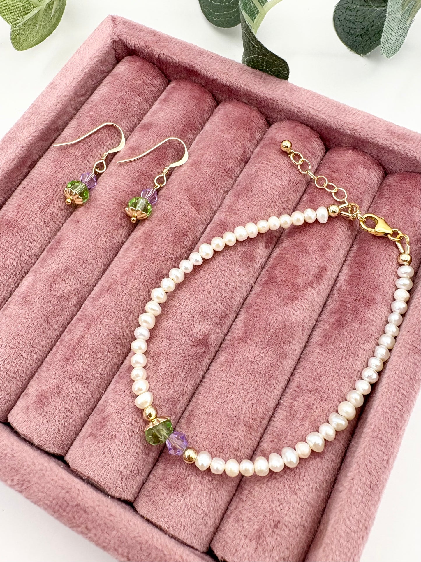 Thistle Dangle Earrings Sterling Silver or 14k Gold-Filled