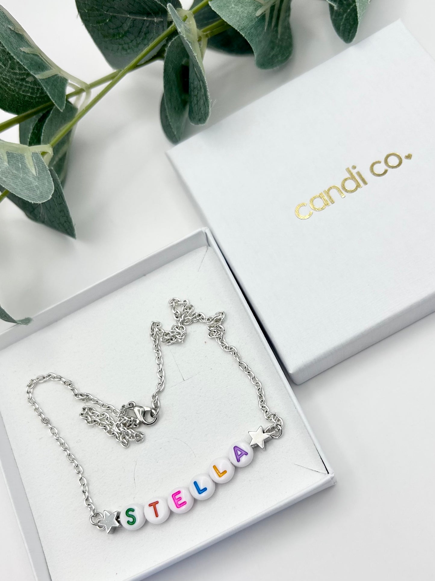 Personalised Name Necklace Kids - Gold or Silver