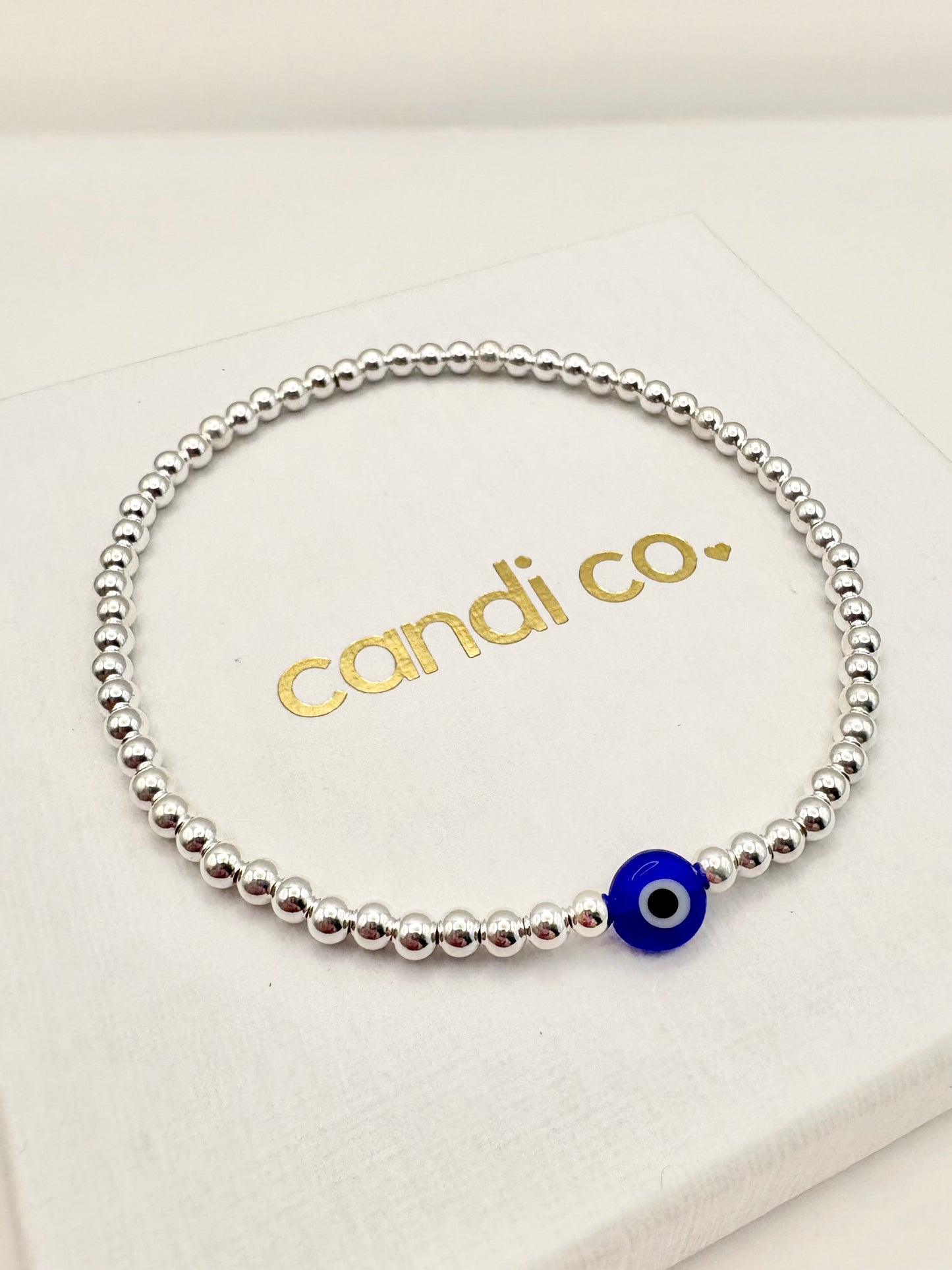 Evil Eye Sterling Silver Bracelet