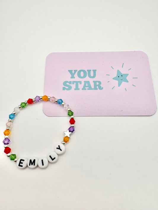 Kids 'You Star' Starting School Bracelet