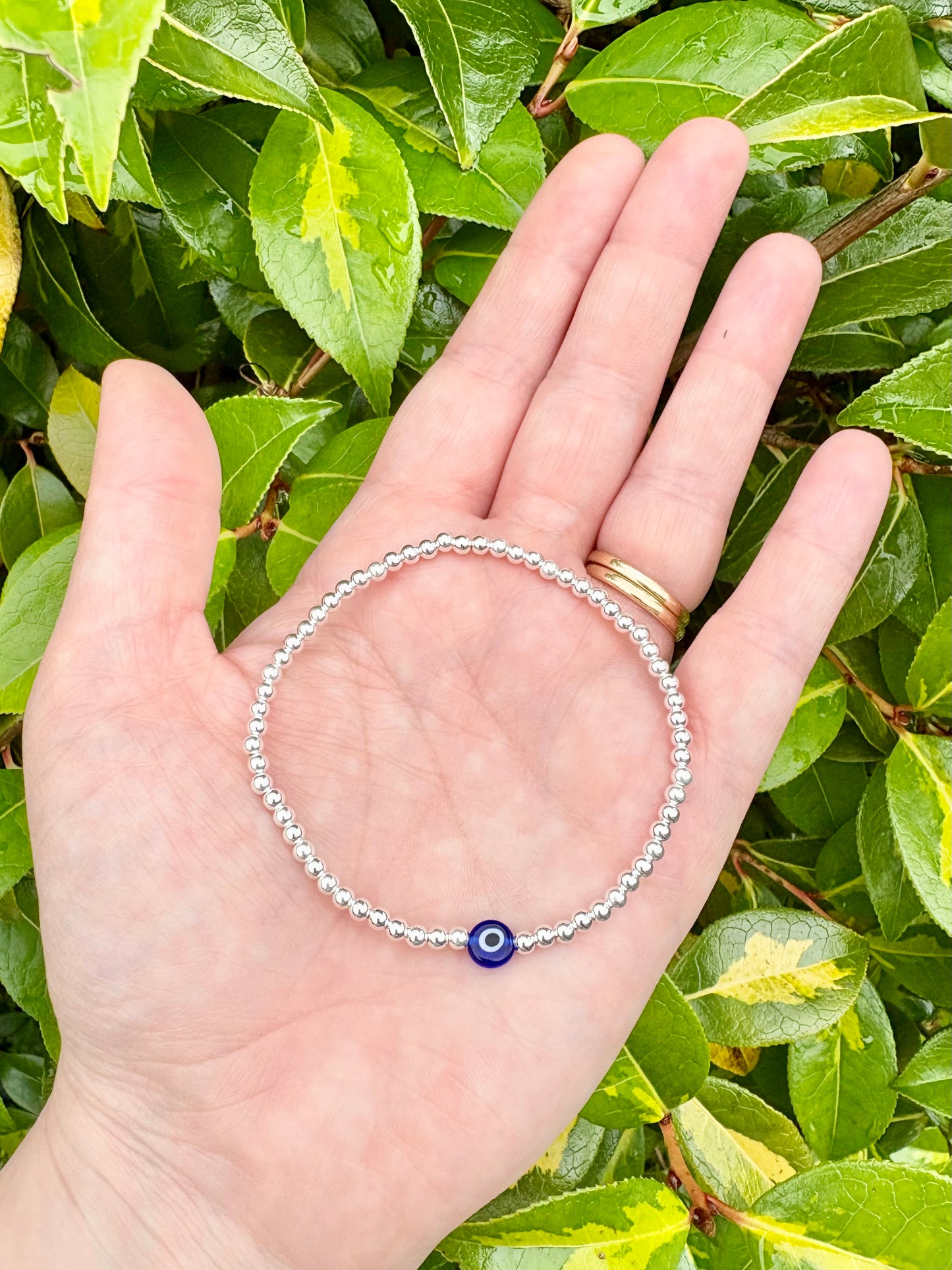 Evil Eye Sterling Silver Bracelet