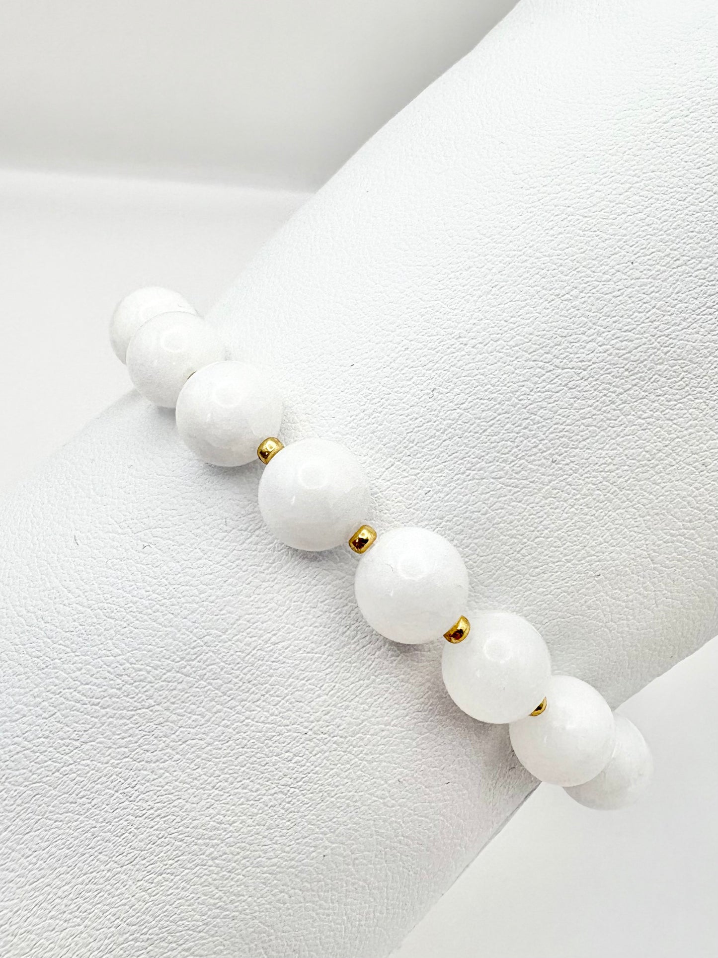 White Gemstone Bracelet