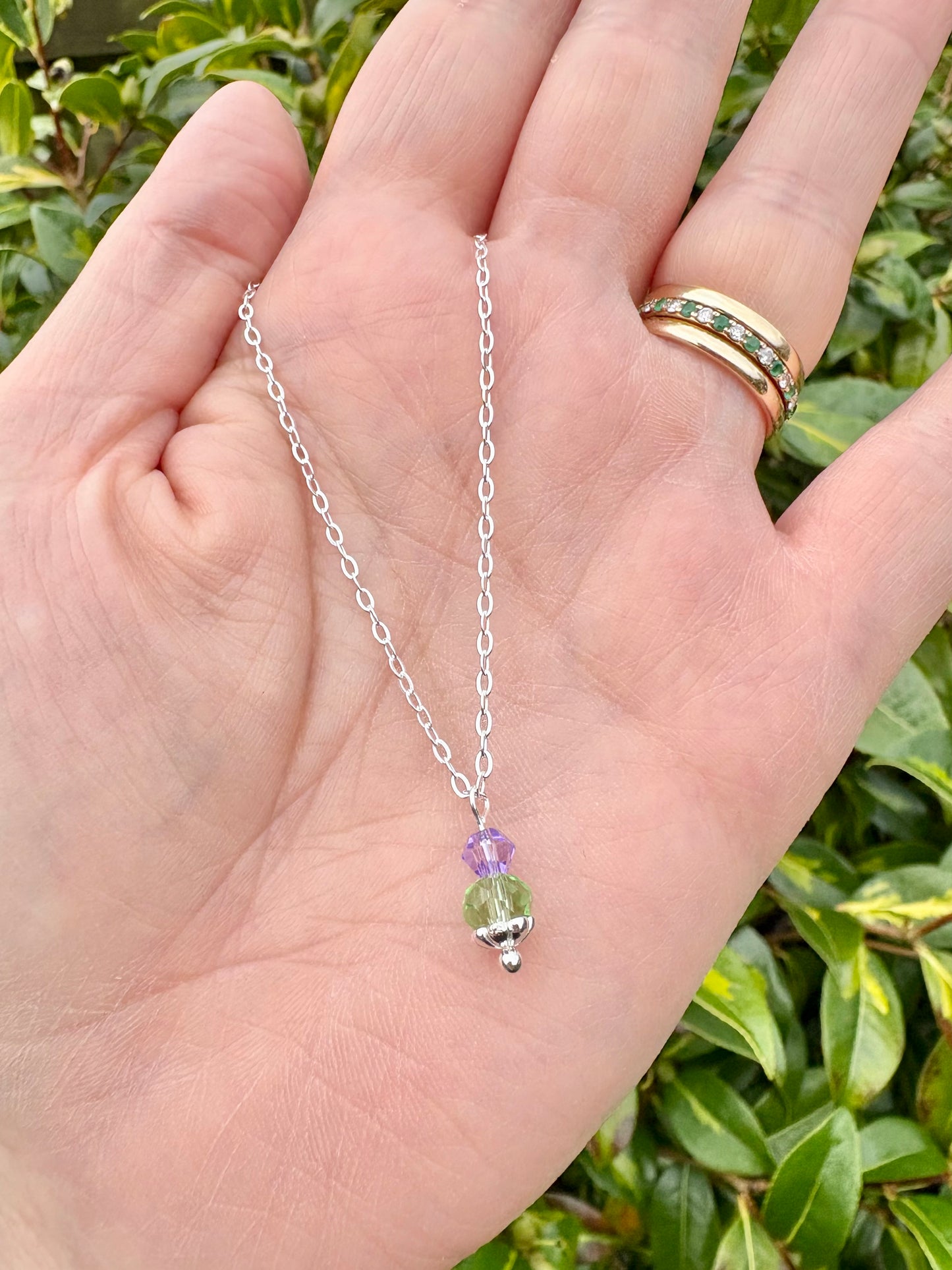 Thistle Necklace - Sterling Silver