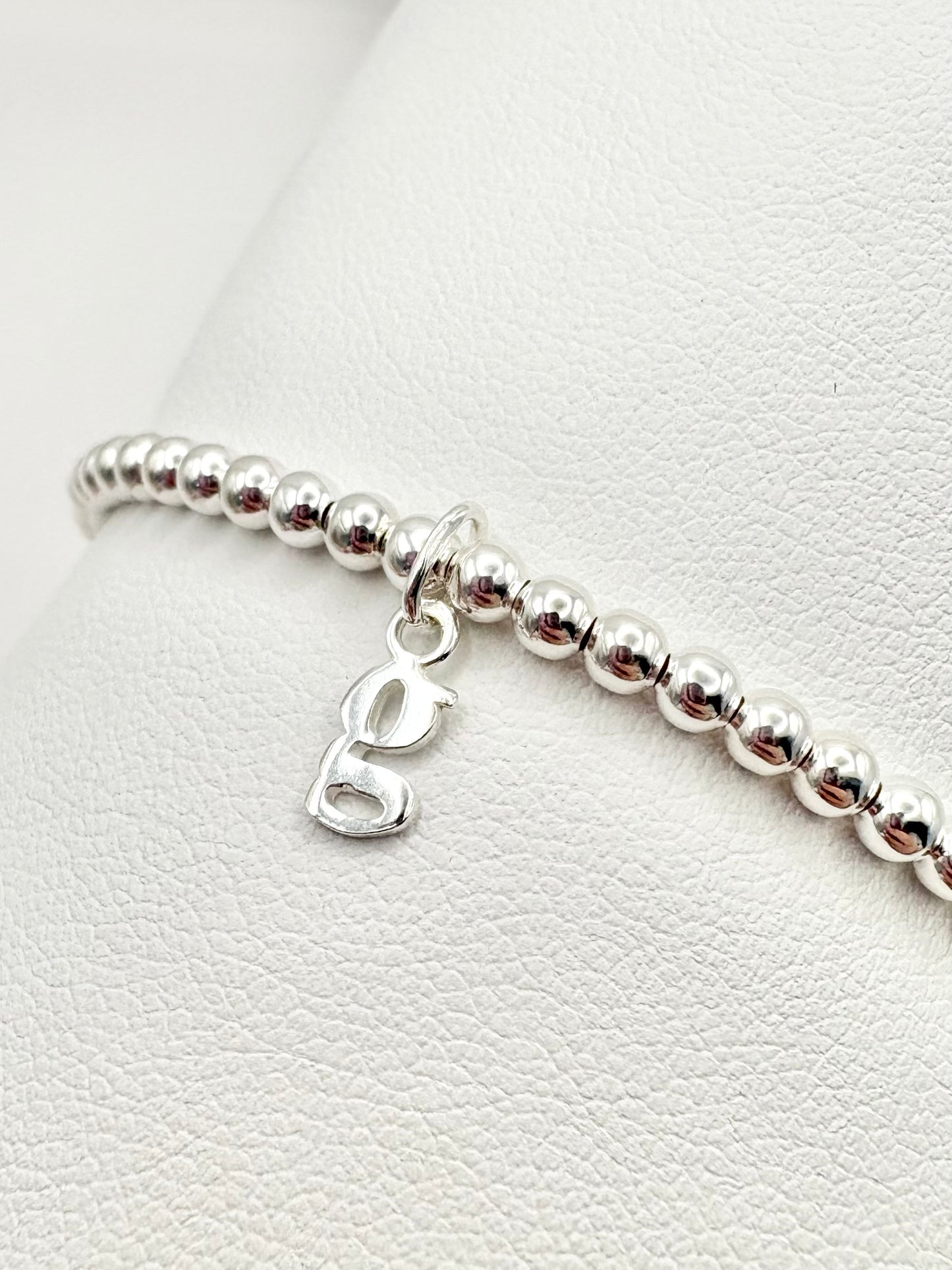 Initial Bracelet - Sterling Silver