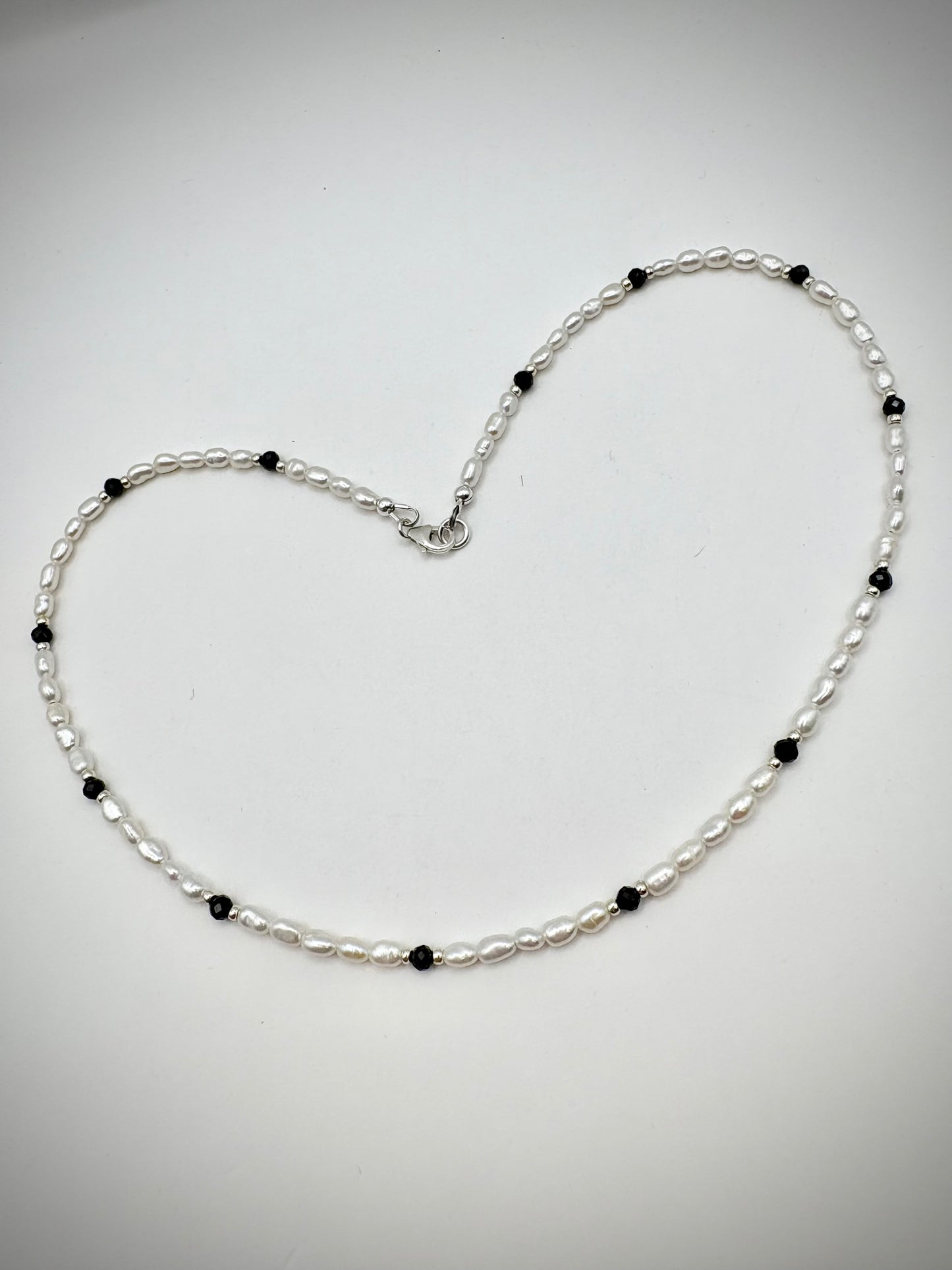 Handmade Pearl & Tourmaline Jewellery Set – Sterling Silver