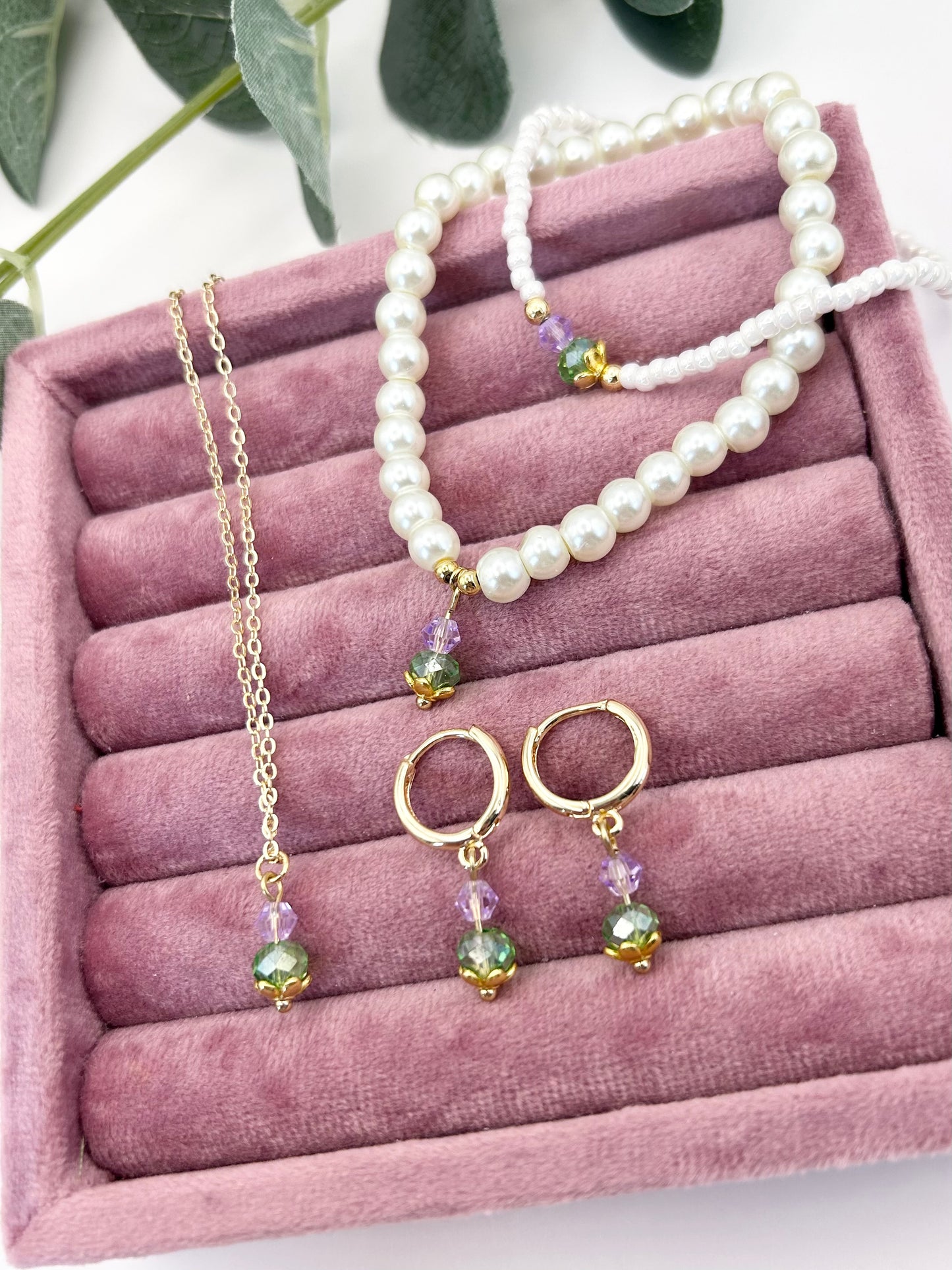 Thistle Huggie Hoop Earrings Gold or Silver-Plated