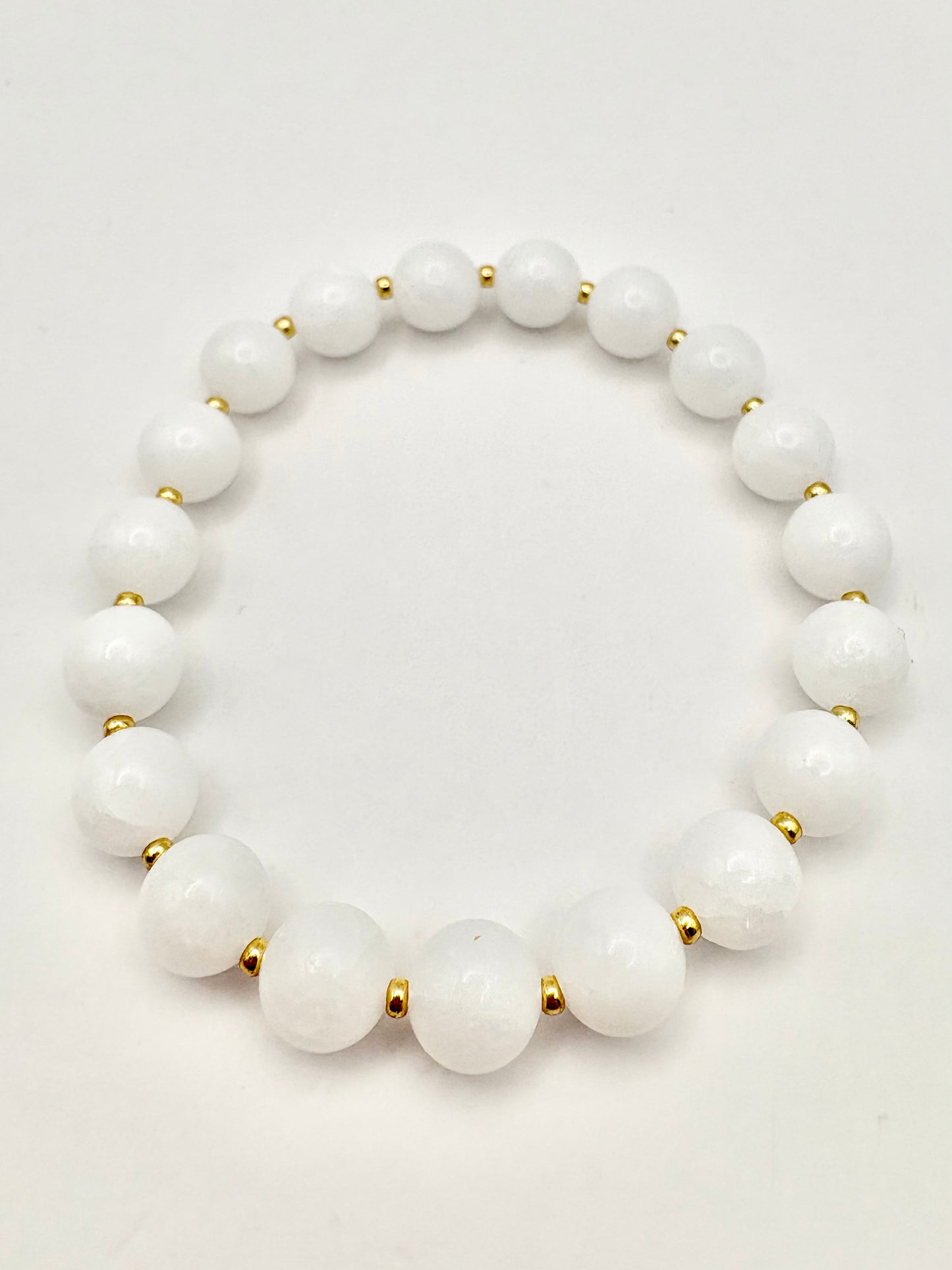 White Gemstone Bracelet