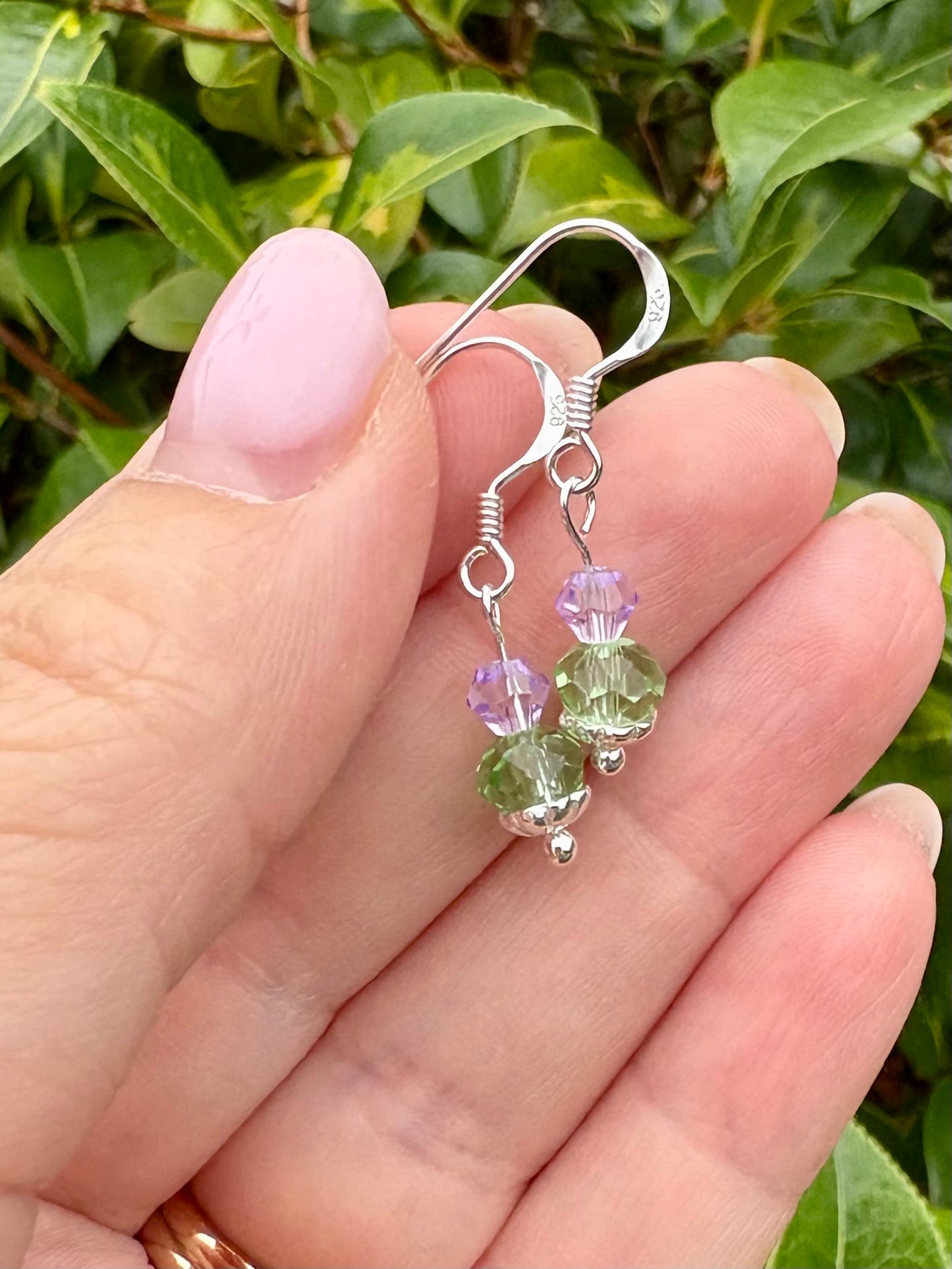Thistle Dangle Earrings Sterling Silver or 14k Gold-Filled